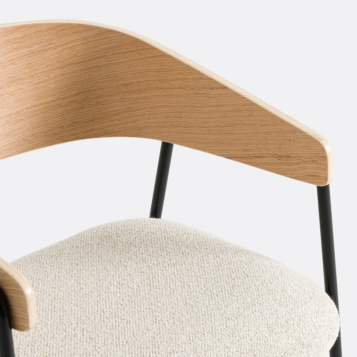 Fauteuil de table, Elleza ecru, LA REDOUTE INTERIEURS