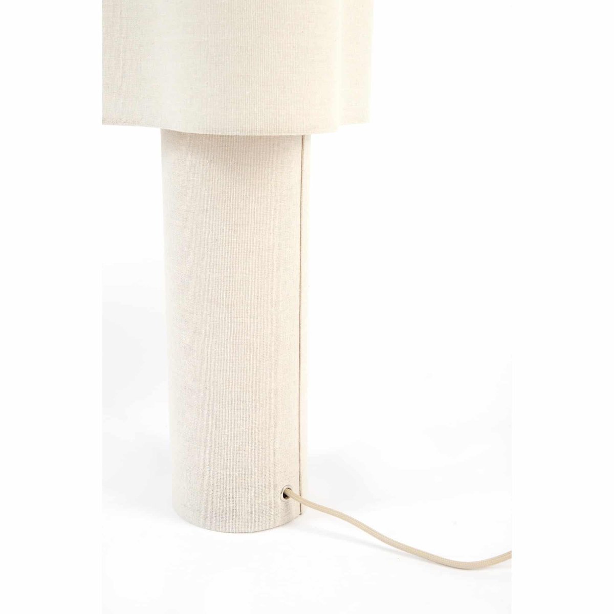 Lampe De Table Textile BRANY naturel, LIGHT & LIVING