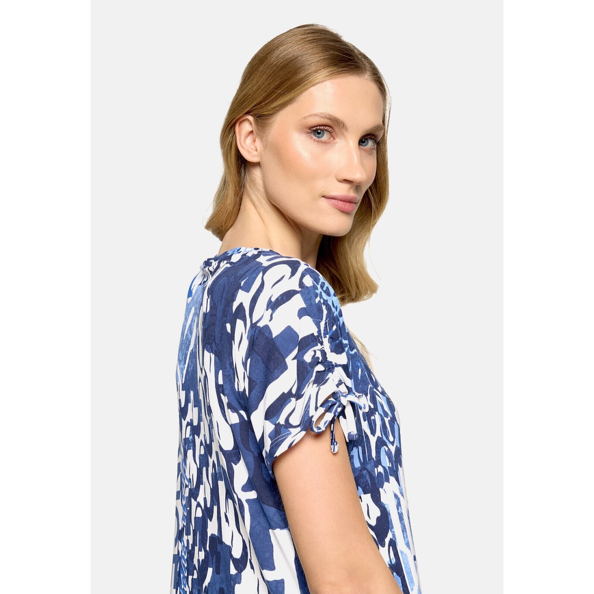 Haut casual à impression bleu/blanc, BETTY BARCLAY