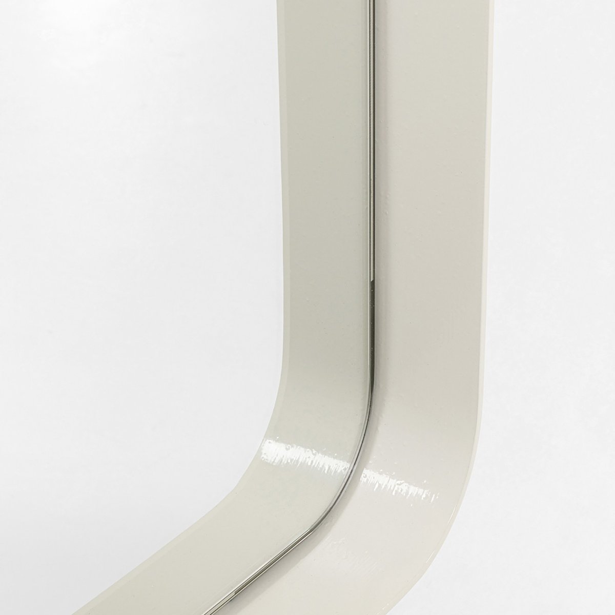 Miroir rectangulaire en acier, CURVE beige, KARE DESIGN