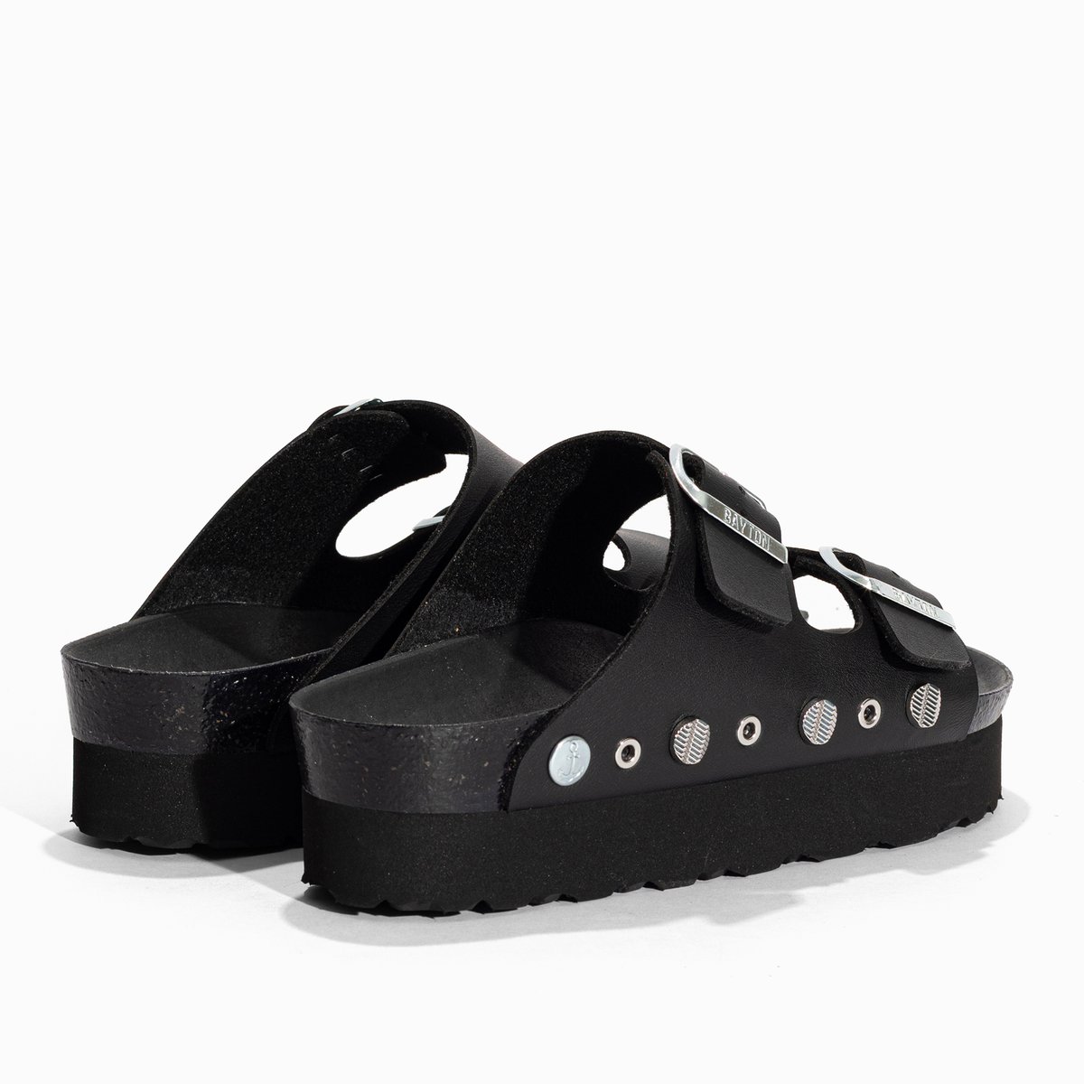 Sandales Vegan JULIA noir, BAYTON