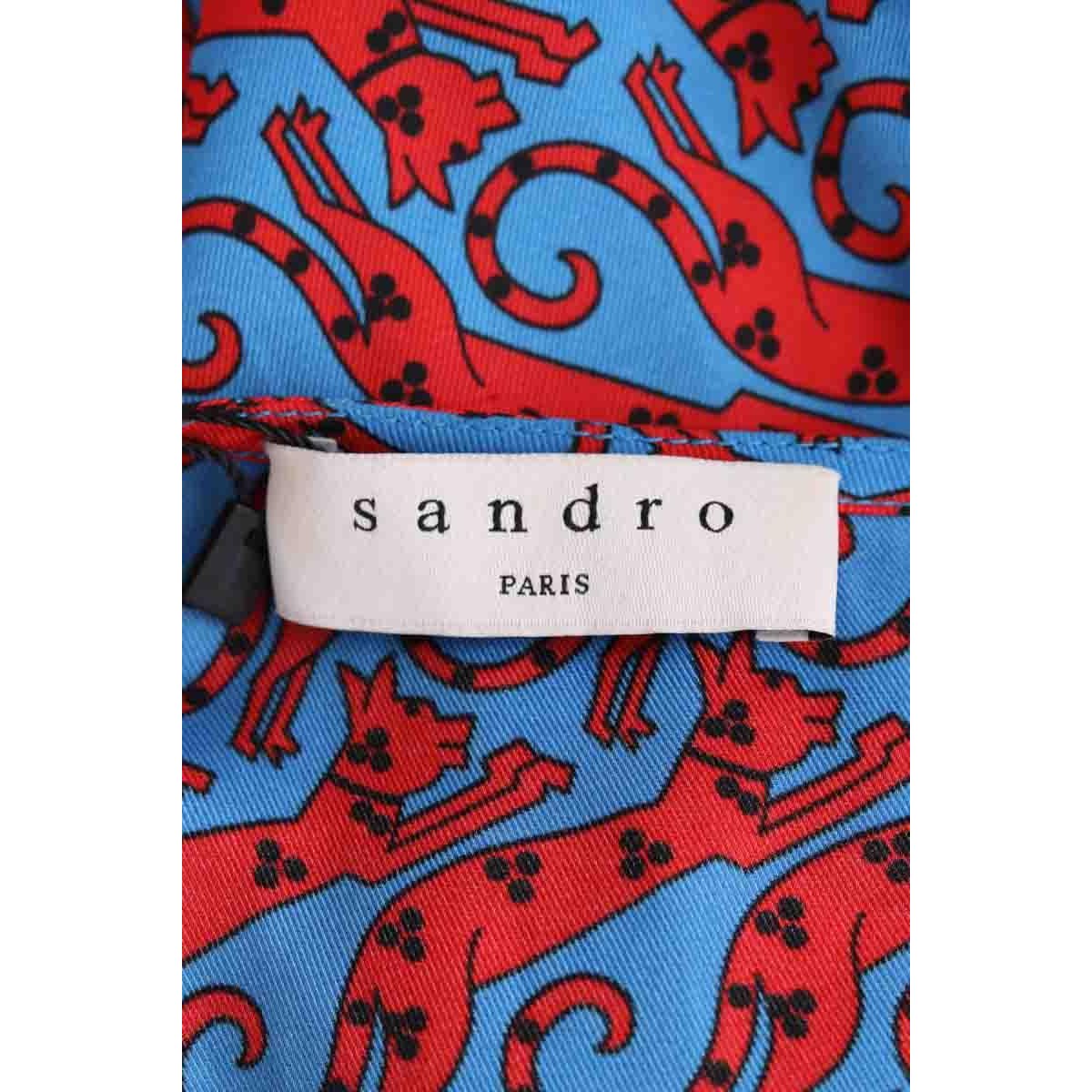 Robe - Très Bon État bleu, SANDRO