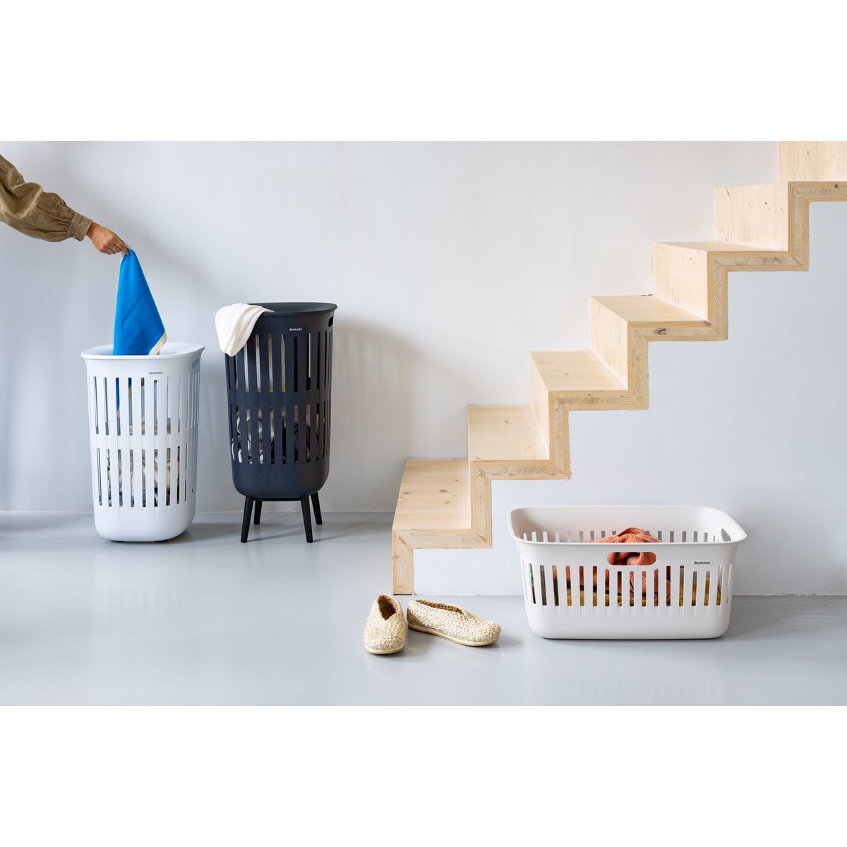 Panier à linge COLLECT-IT white, BRABANTIA