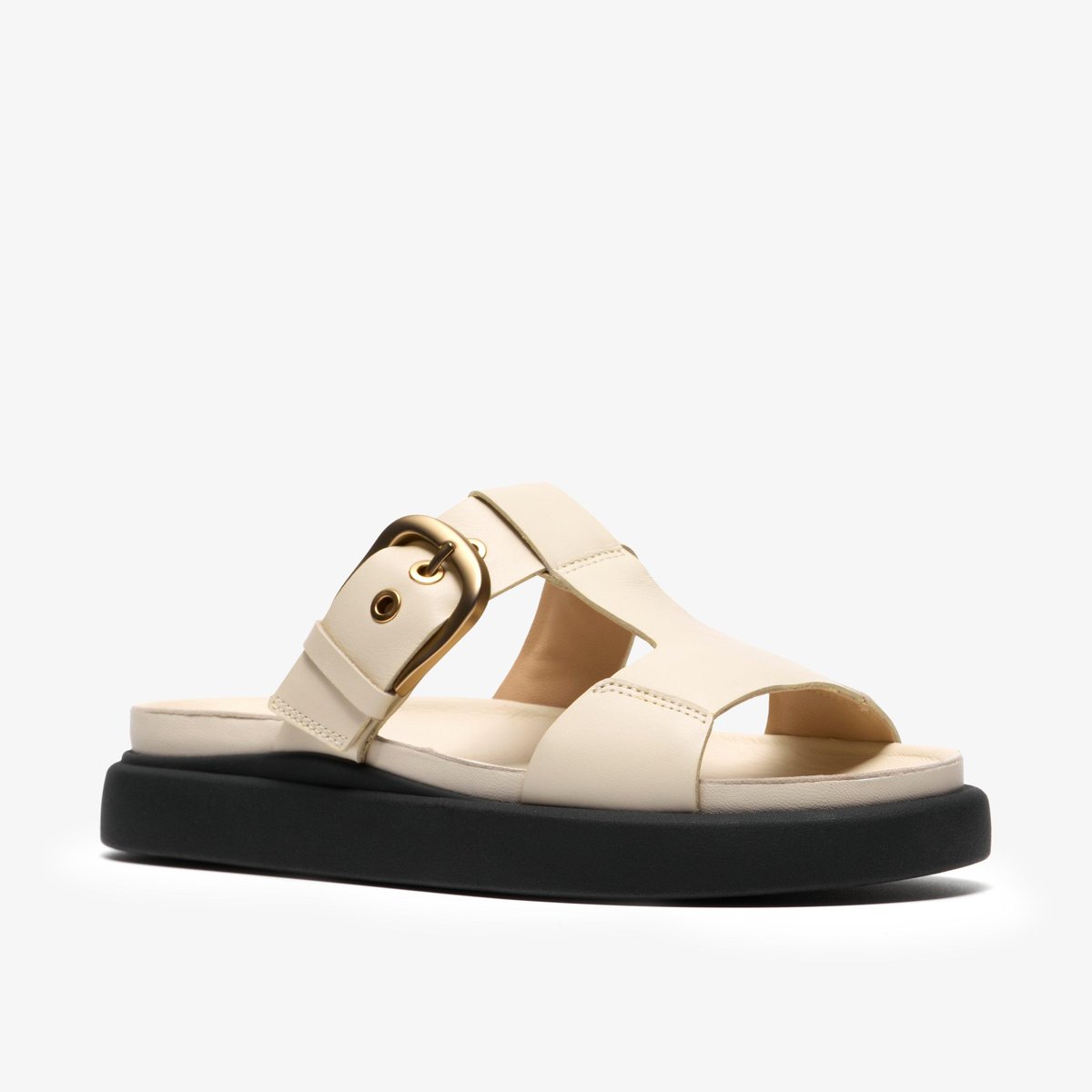 Sandales spartiates Cuir ARISTELLA WEST crème, CLARKS