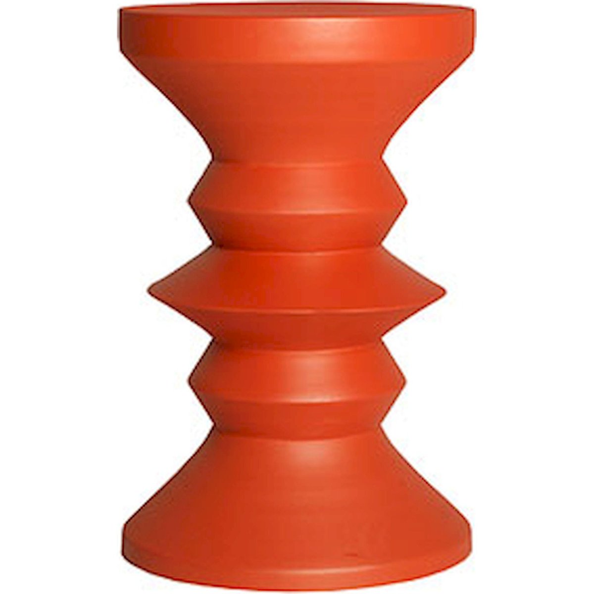 Table d'appoint en fer style contemporain orange vif contemporain, RECOLLECTION