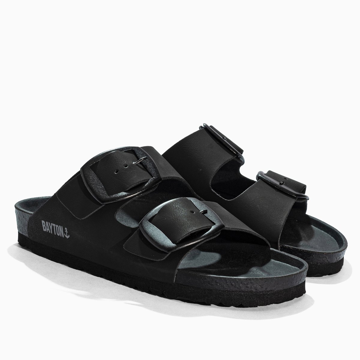 Sandales Vegan ALICANTE noir, BAYTON