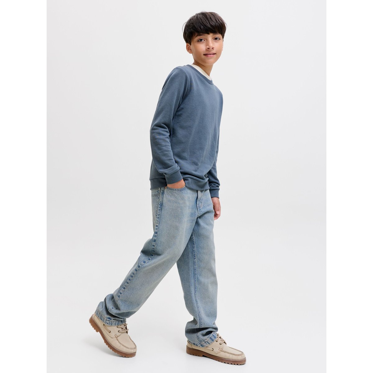 Jean Coupe Décontractée blue denim, JACK & JONES JUNIOR
