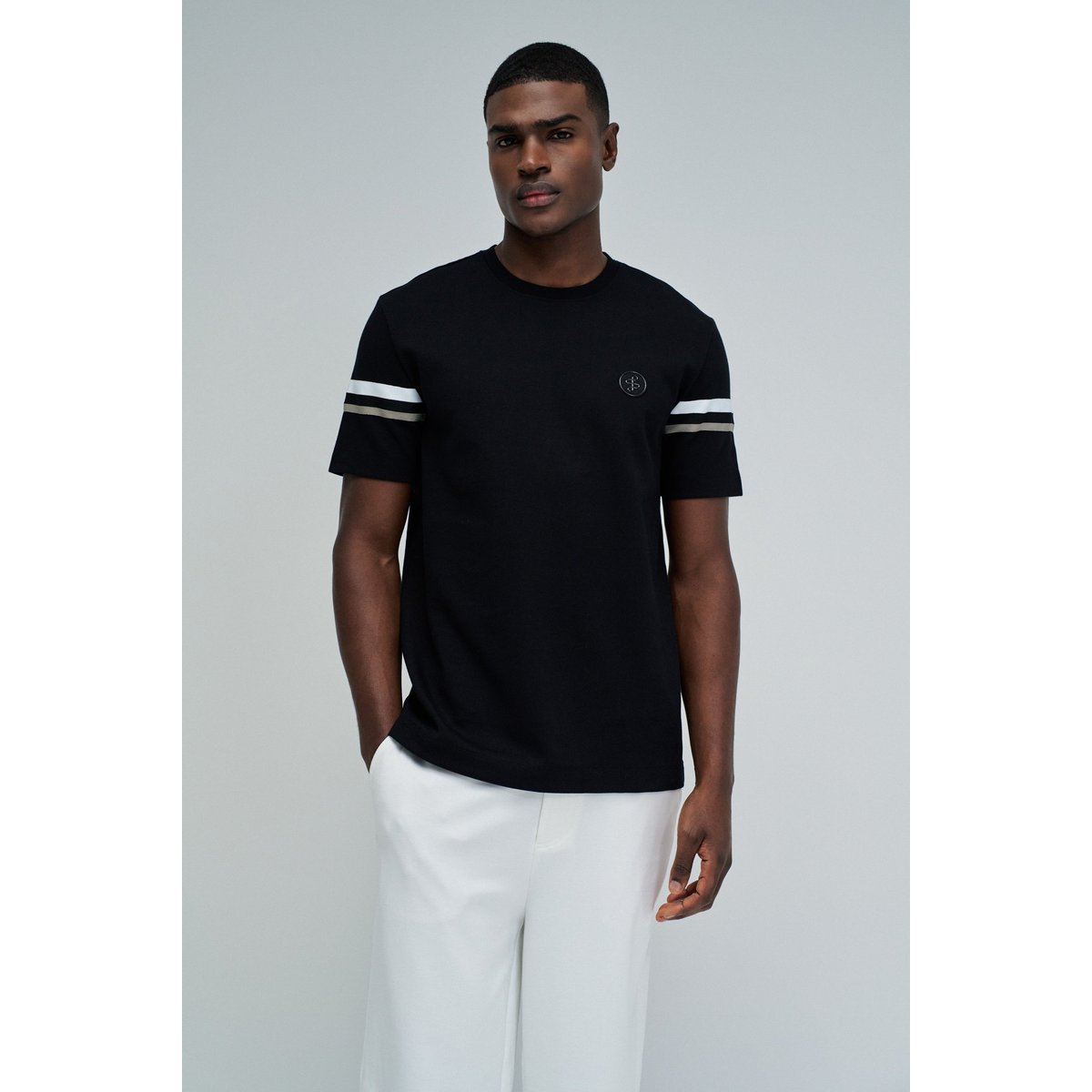 T-SHIRT AVEC RAYAURES noir, SALSA JEANS