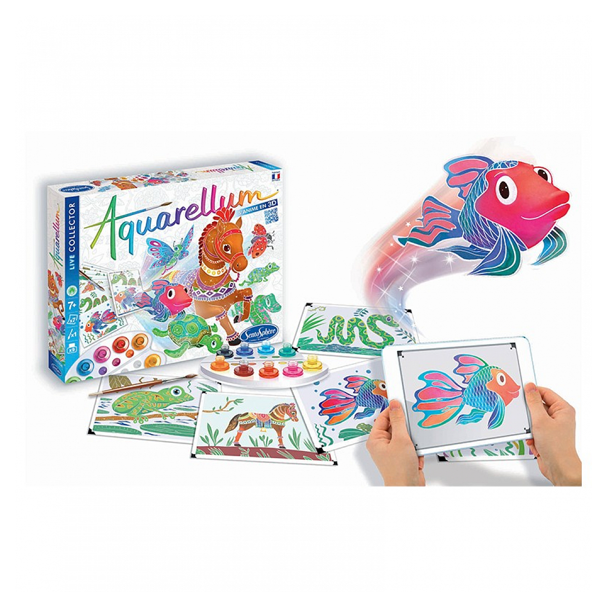 Aquarellum live collector multicolore, SENTOSPHERE