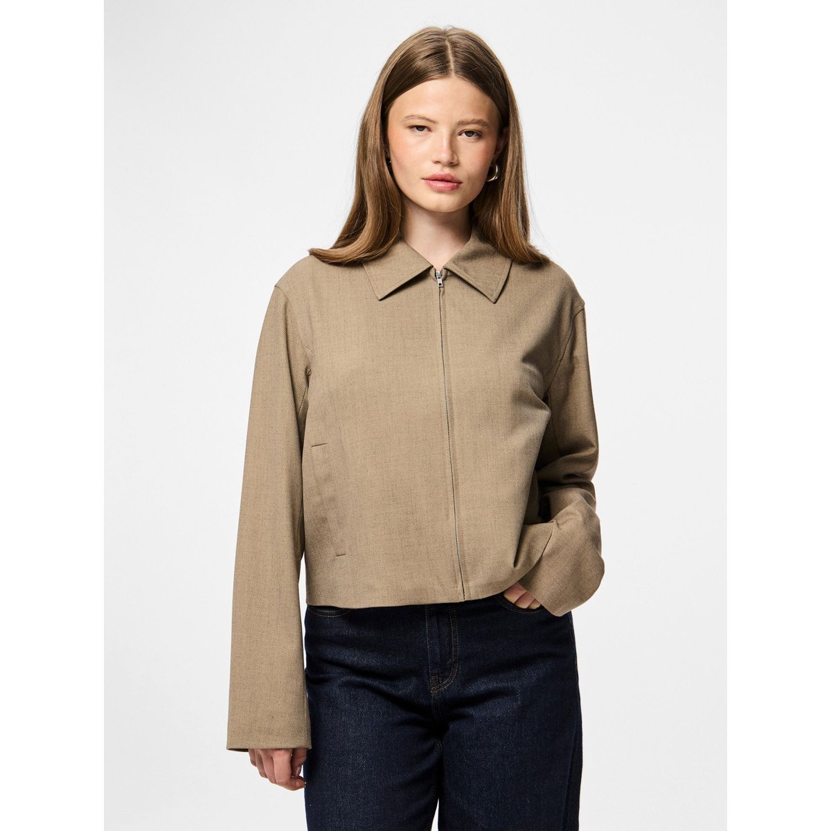 Blazer greige, PIECES
