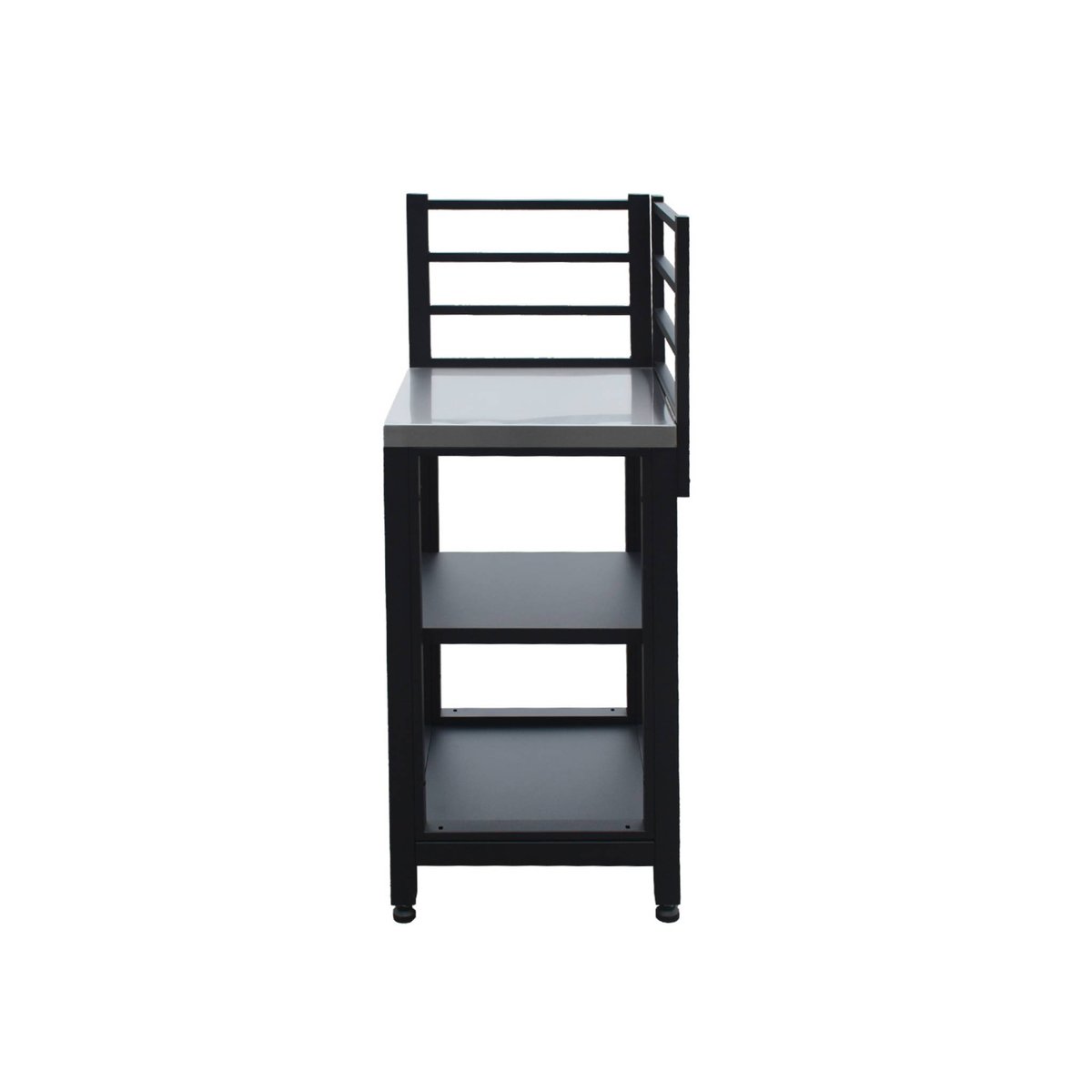 Module d'angle de cuisine extérieure acier 2 étagères L48,5 cm GRIMAUD noir, SWEEEK