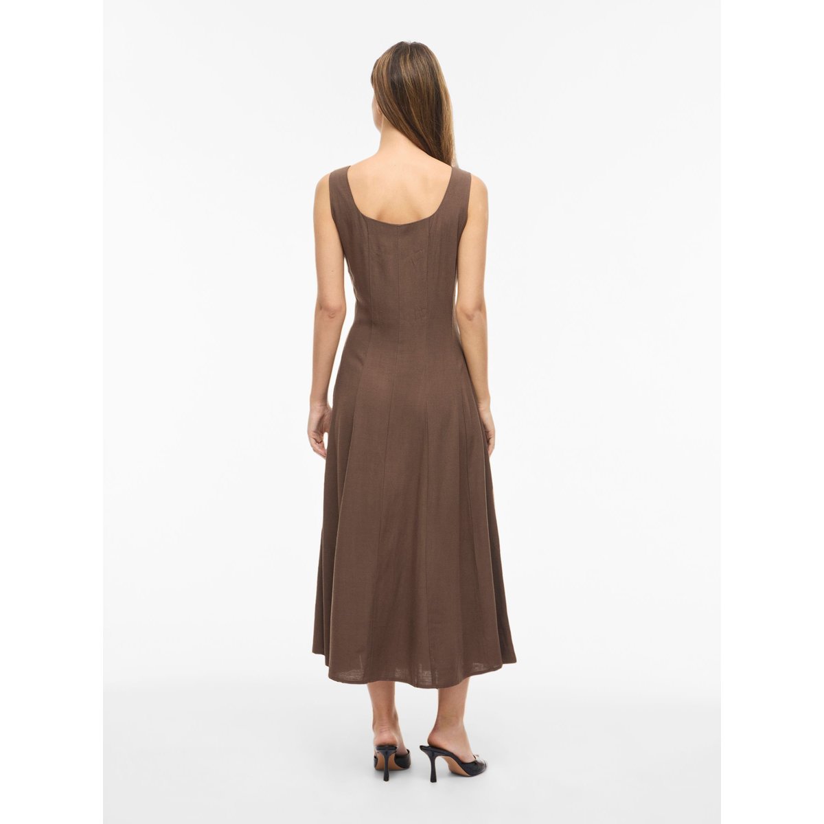 Robe Mi-Longue slate black, VILA