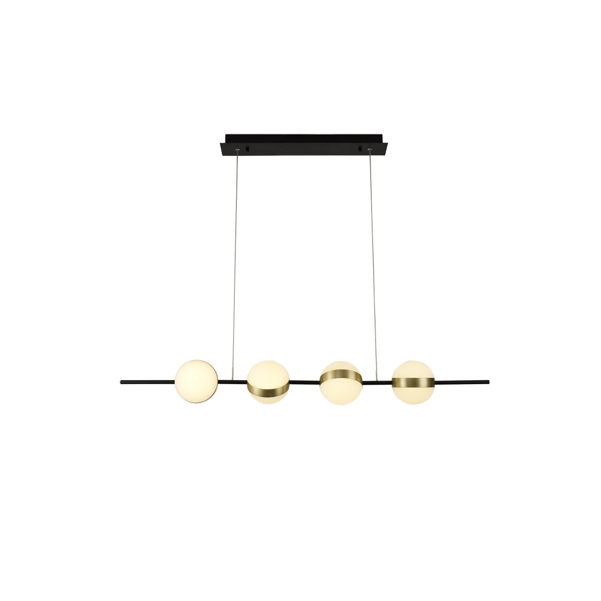 Suspension en métal design, CUBA noir, MANTRA