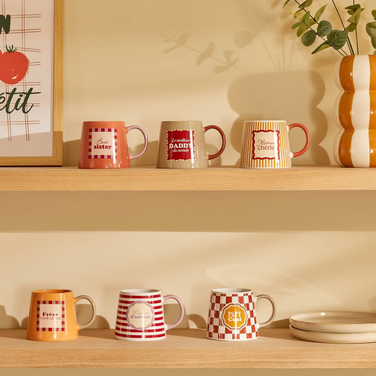 Mug en porcelaine FAMILLE modéle a, ATMOSPHERA