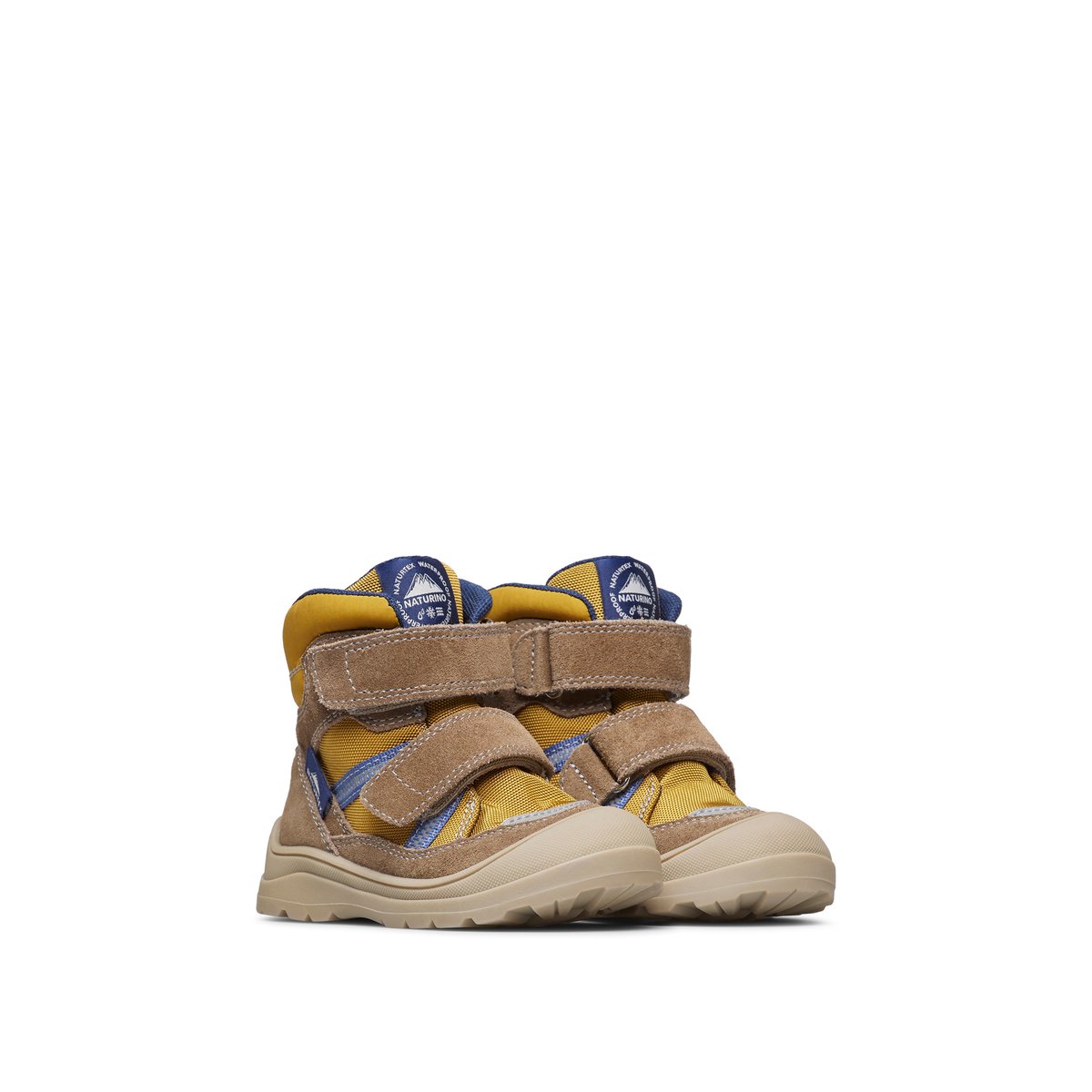 Bottes en suède et en tissu GRAYSY VL WP. citrouille-, NATURINO