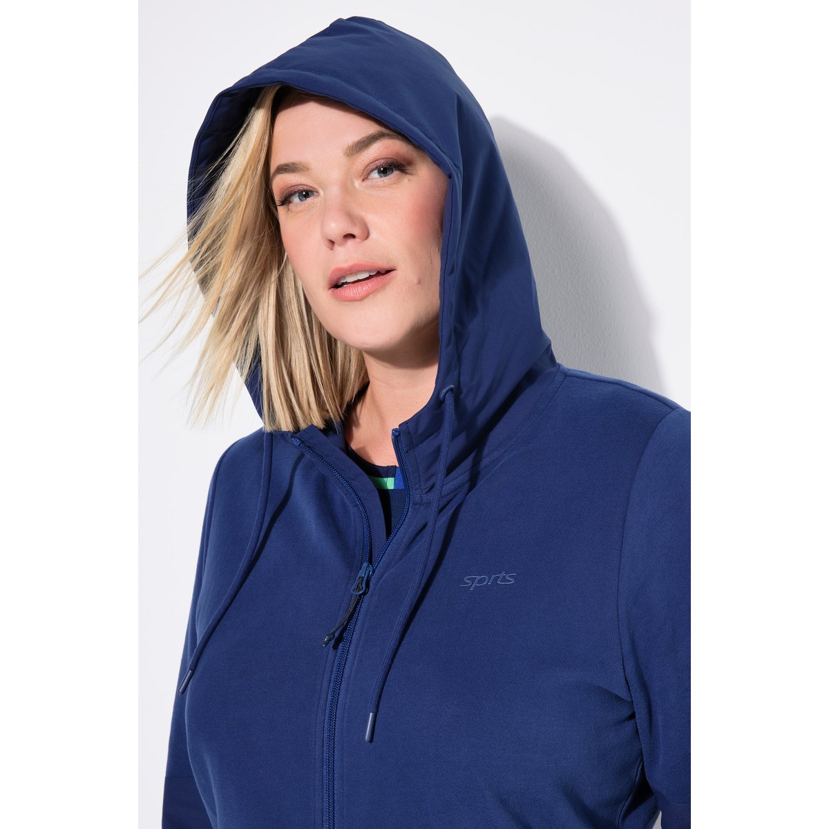 Sweat à capuche marine, ULLA POPKEN