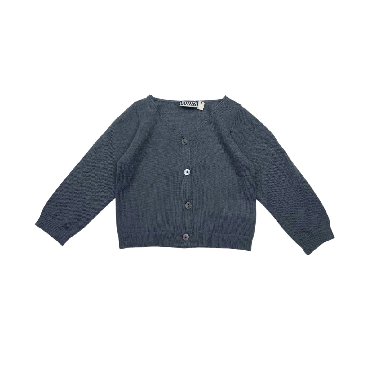 Cardigan bébé - Très bon état gris, BONTON