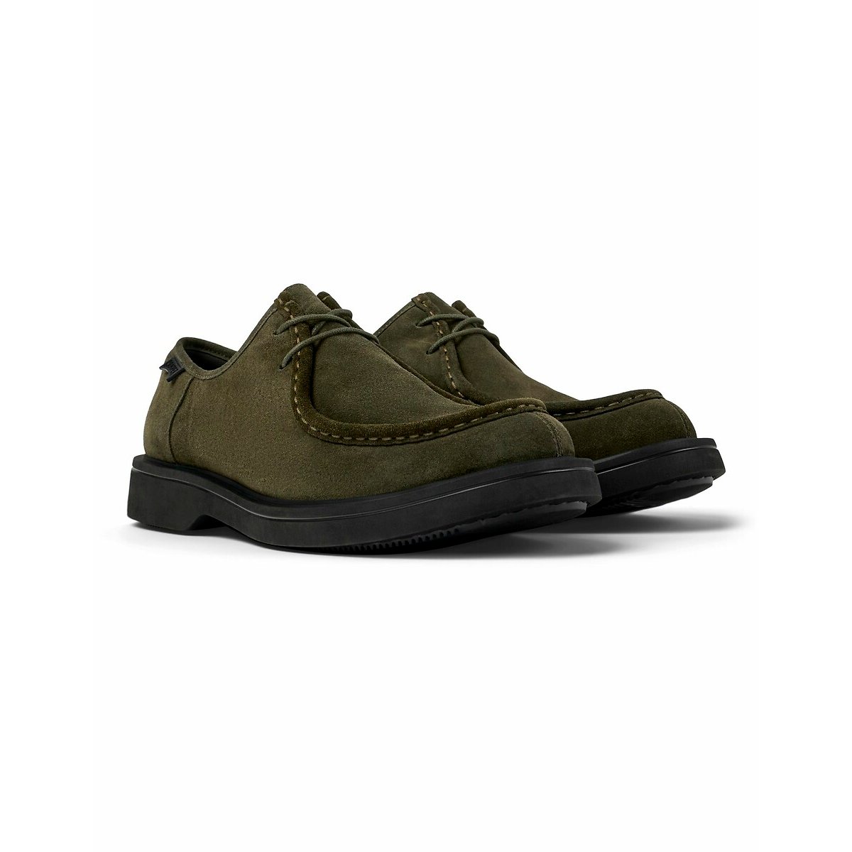 Derbies Norman en cuir kaki, CAMPER