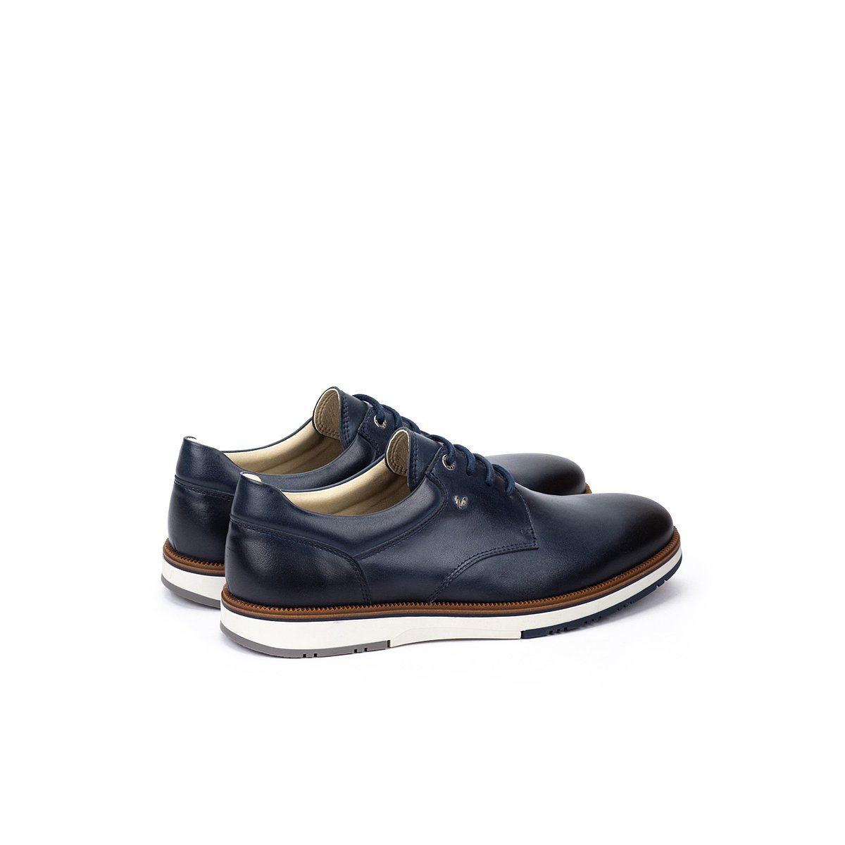 Chaussures à lacets cuir Fulton blue, MARTINELLI