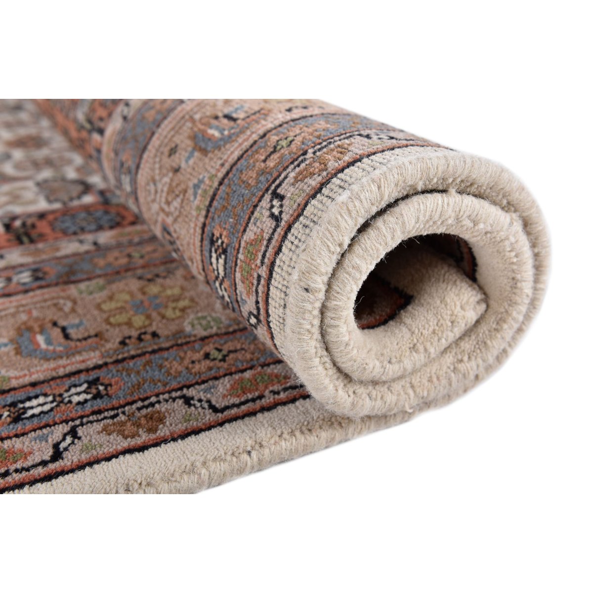 Tapis d'orient classique - BENARES crème marron, THEKO