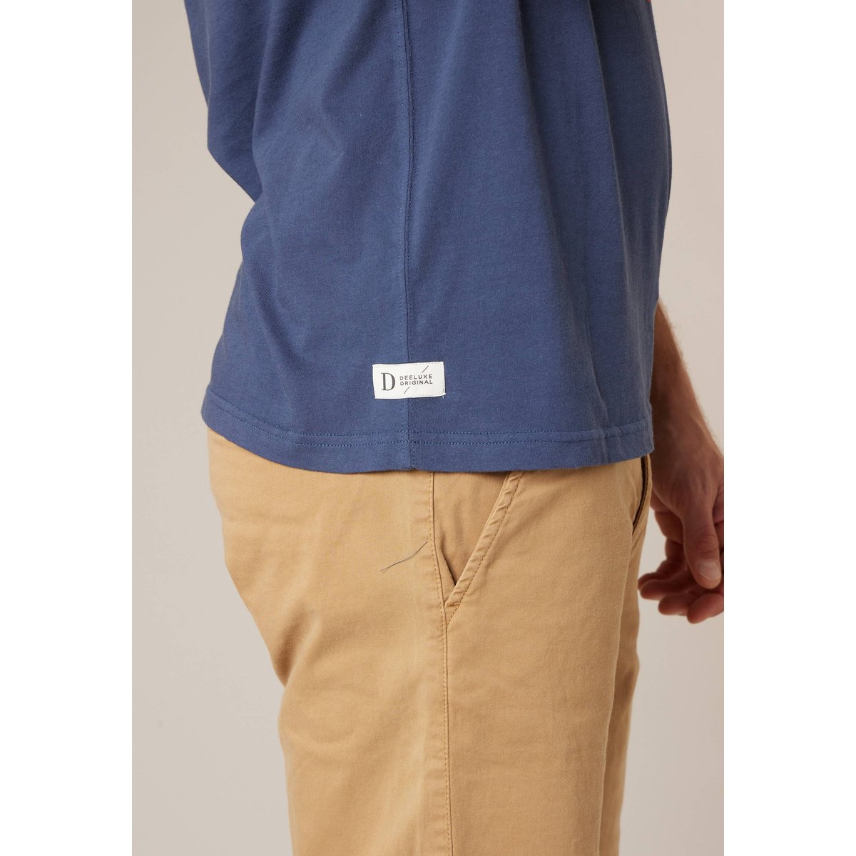 T-shirt homme en coton SWIMTIME indigo, DEELUXE
