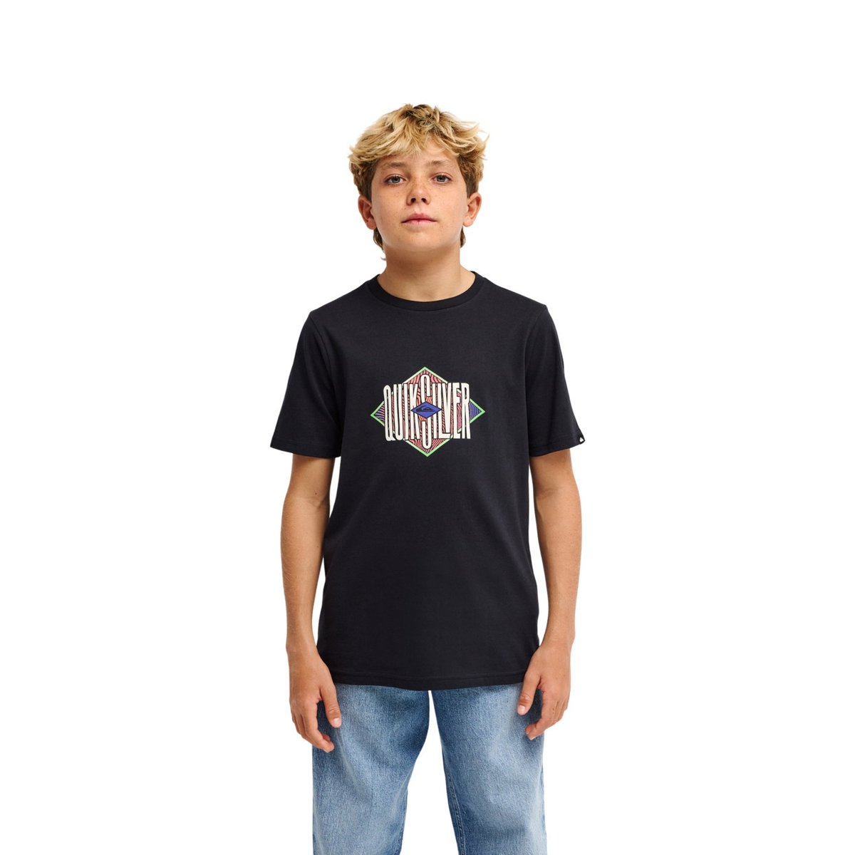 T-Shirt manches courtes LOSANGE noir black, QUIKSILVER