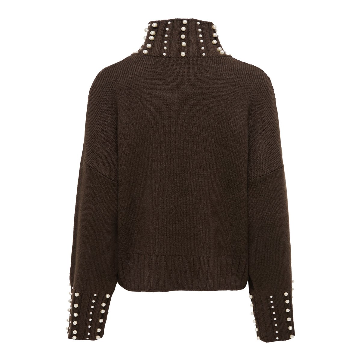 Pull En Maille coffee bean, ONLY