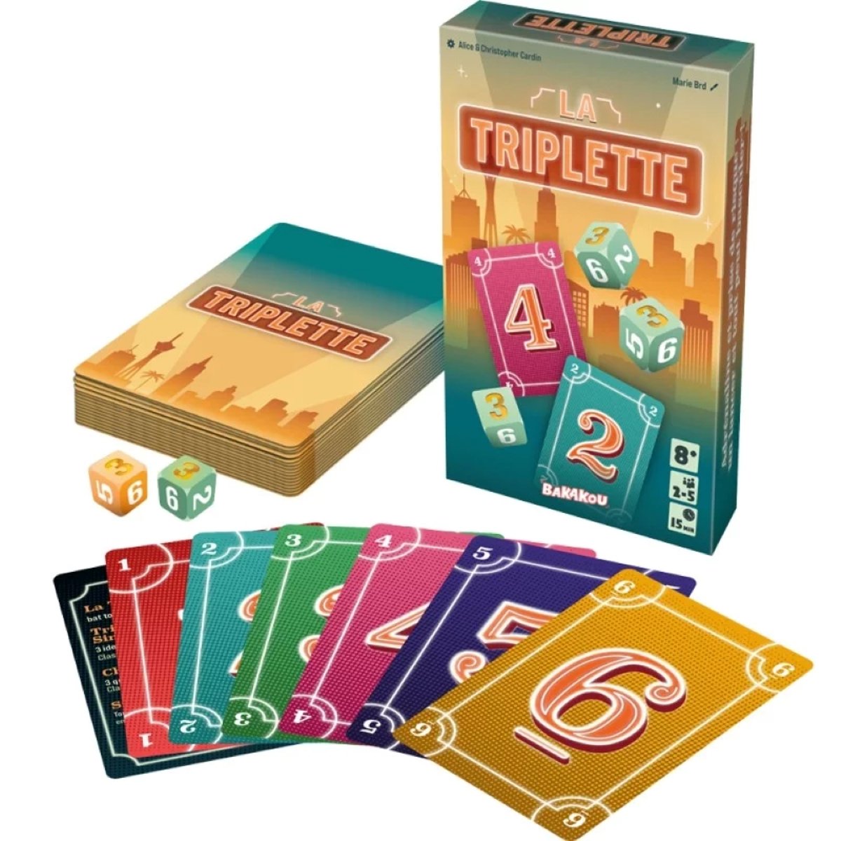 La Triplette Jeux d'ambiance orange, GIGAMIC