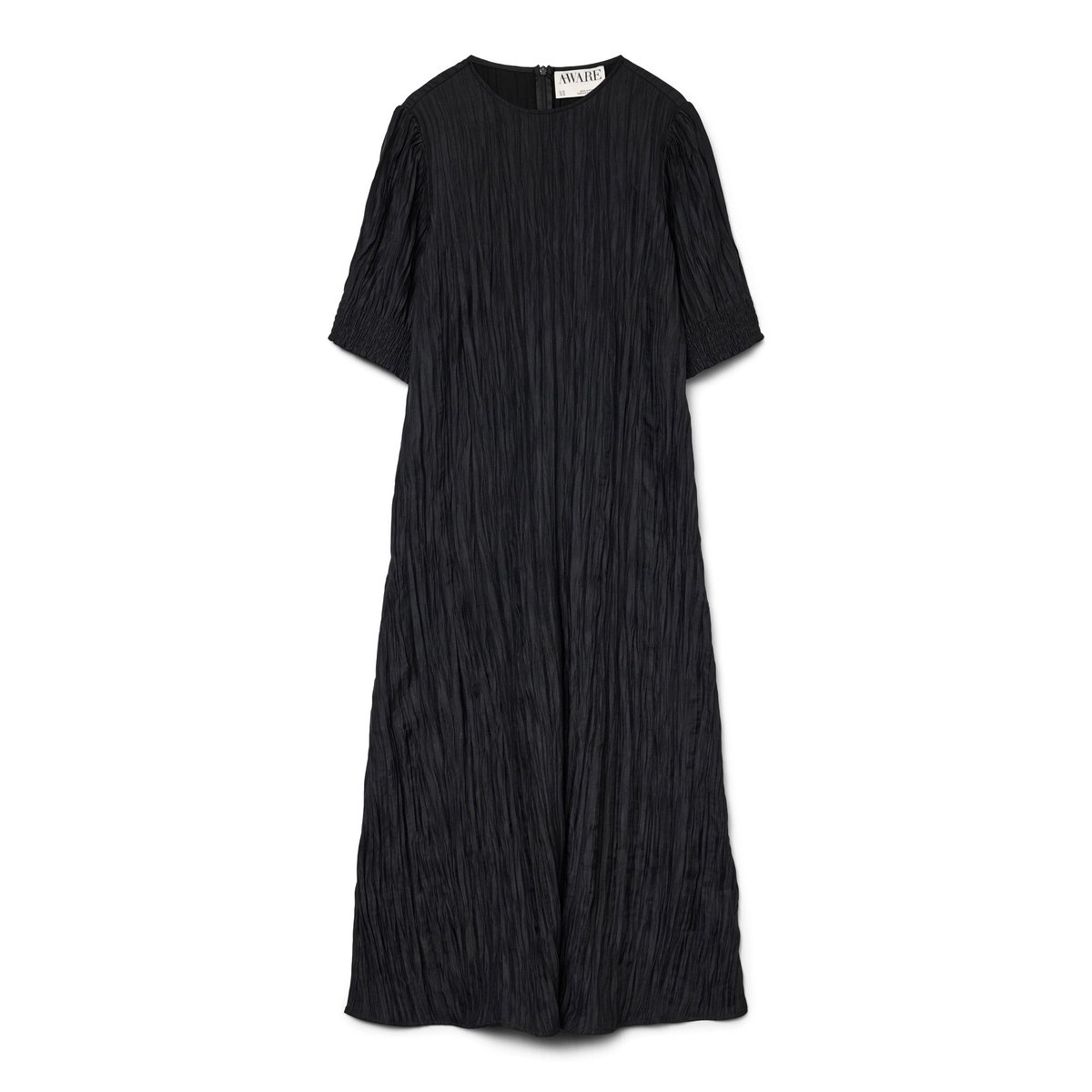 Robe Plissée noire - black, VERO MODA