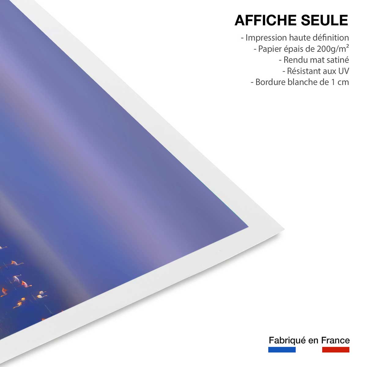 Affiche Flamants Tôt le matin affiche seule, HEXOA