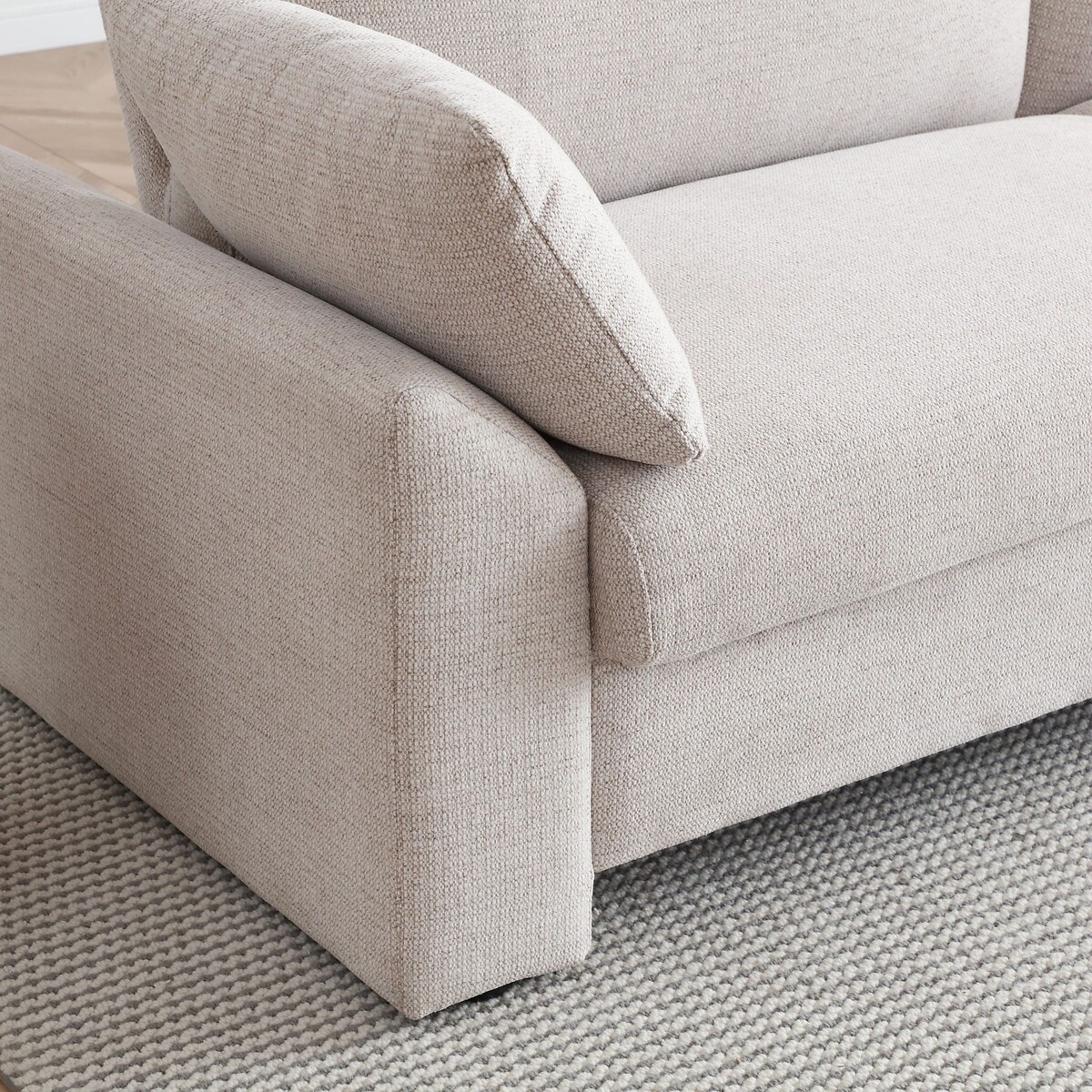 Estelle Textured Chenille Sofabed natural, ÉDITÉ