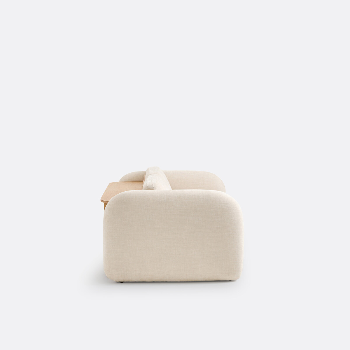 Zetel 2-zit in polyester, Berile ecru, LA REDOUTE INTERIEURS