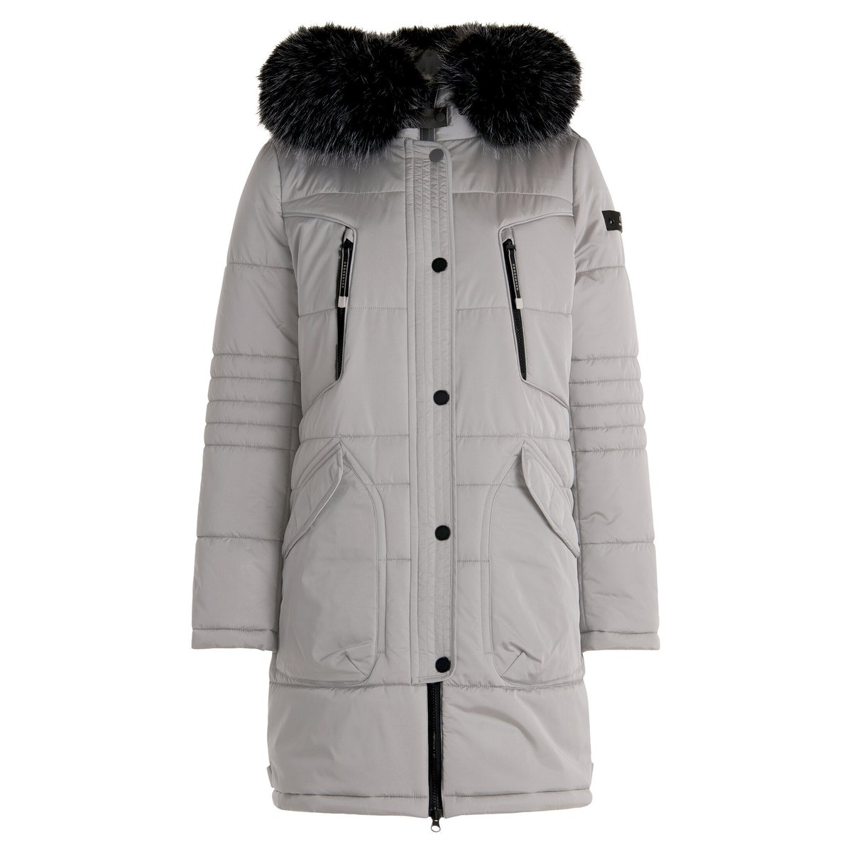 Veste matelassée à capuche quicksilver, BETTY BARCLAY