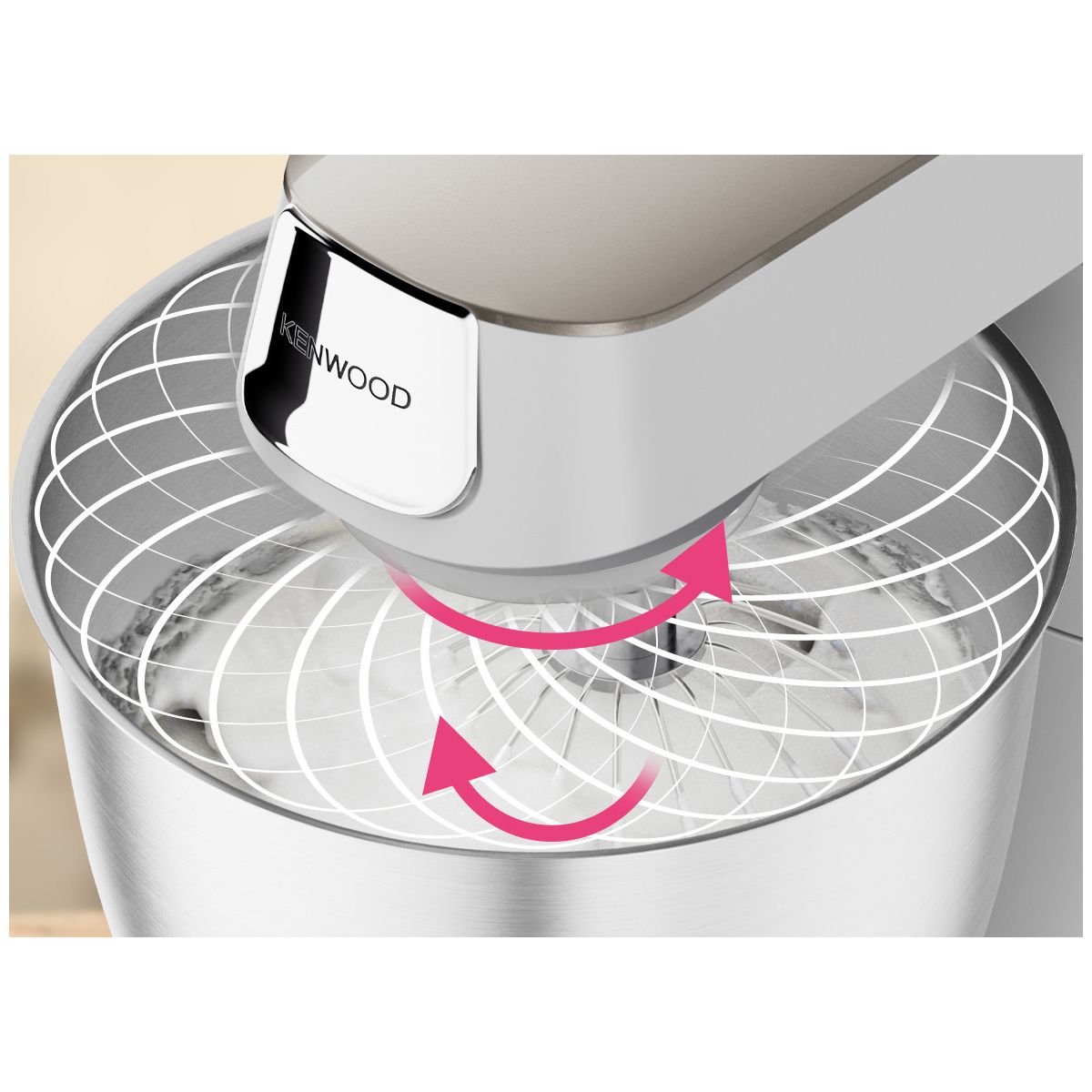 Robot pâtissier KVL65.009WH Titanium Chef Baker XL blanc, KENWOOD