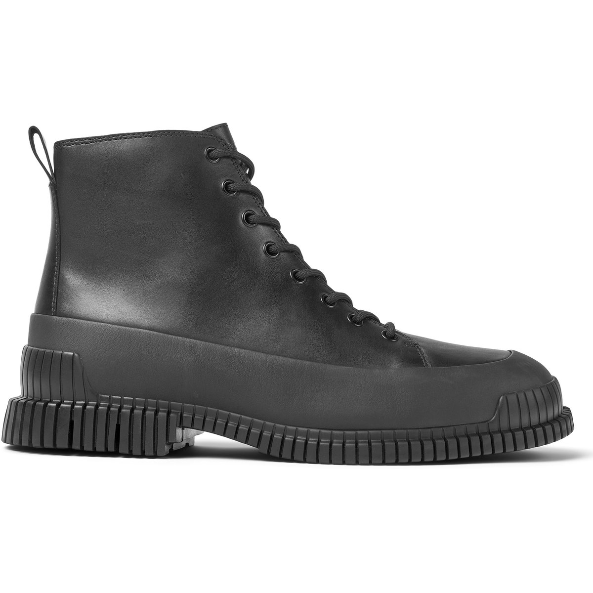 Bottines À Lacets Cuir Pix noir, CAMPER