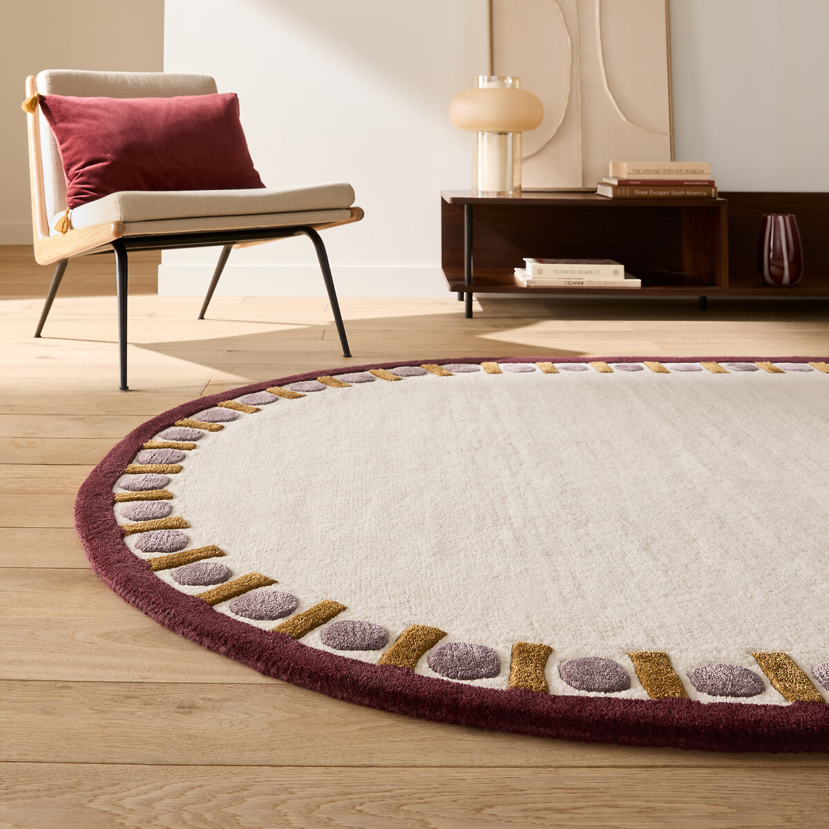 Tapis ovale, 87% laine, VLADA multicolore, LA REDOUTE INTERIEURS