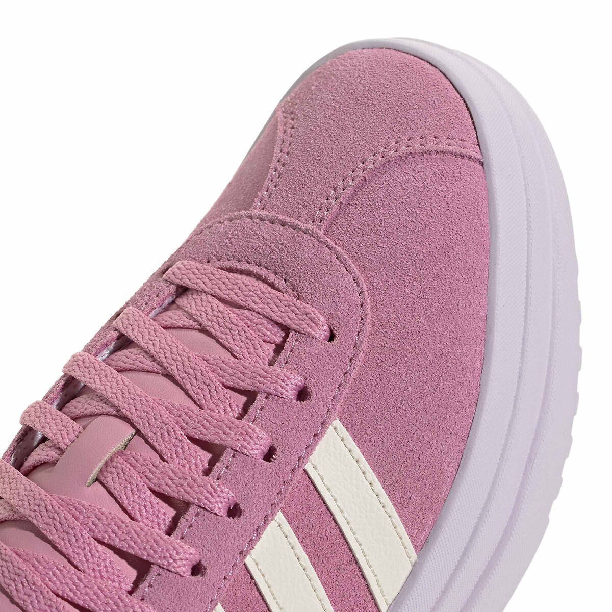 Baskets en cuir VL COURT BOLD rose/violet, ADIDAS SPORTSWEAR