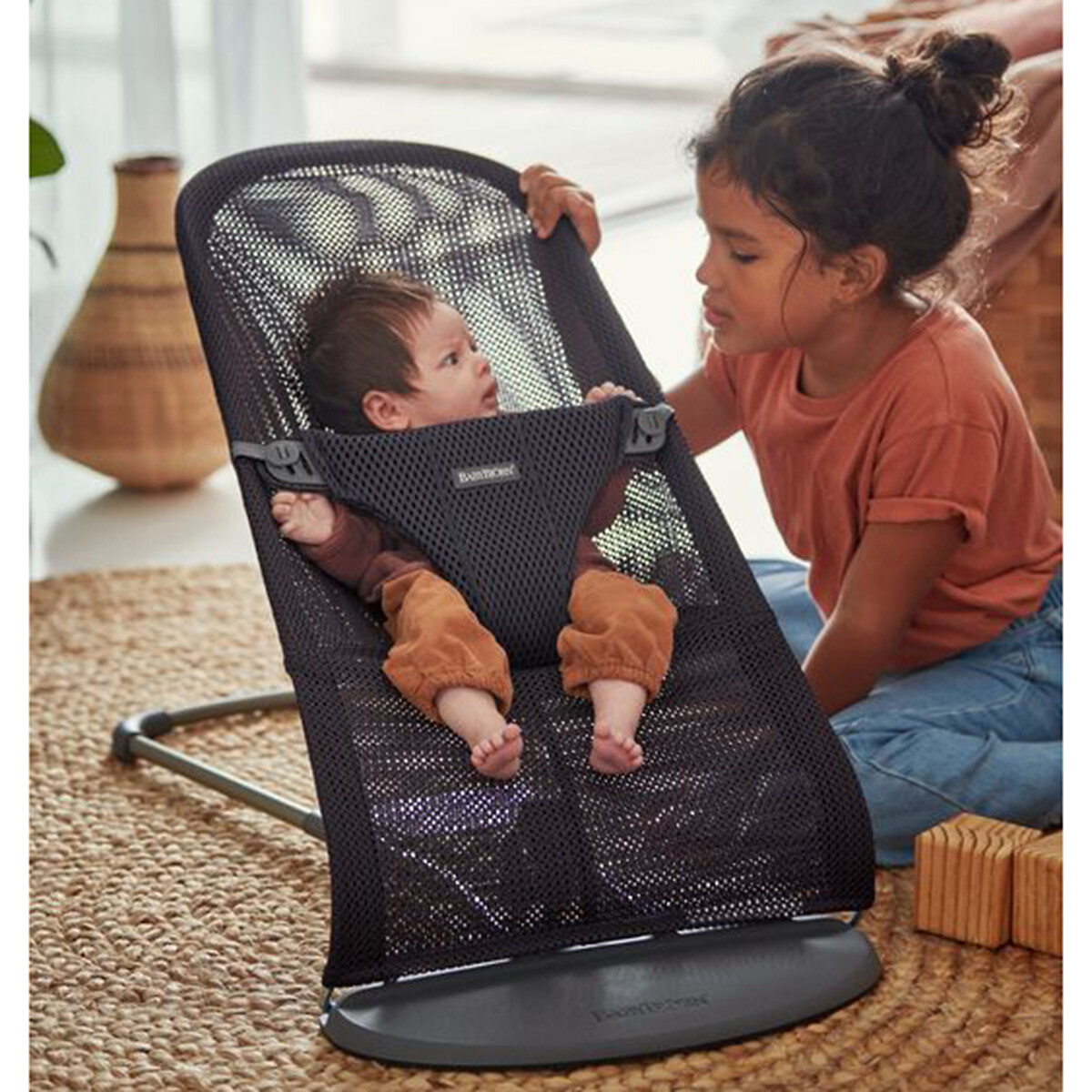 Transat bliss mesh anthracite, BABYBJORN