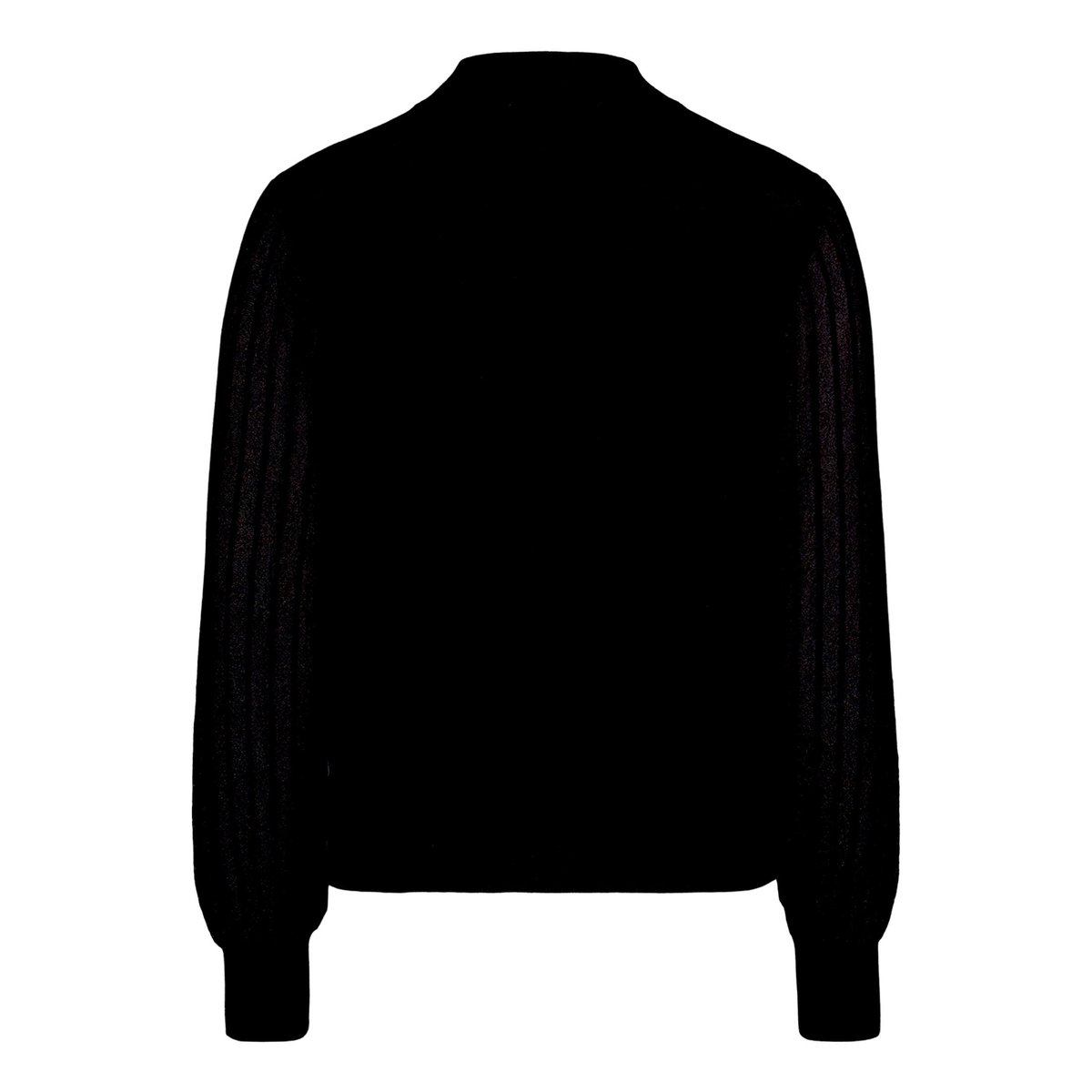 Pull-over en maille à fils de fil textile noir, BETTY & CO