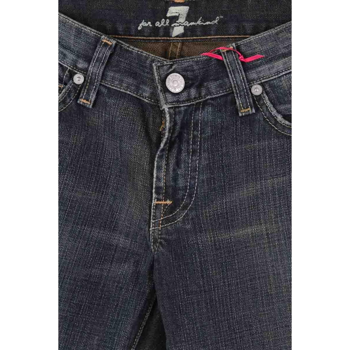 Jean droit - Très Bon État bleu, 7 FOR ALL MANKIND