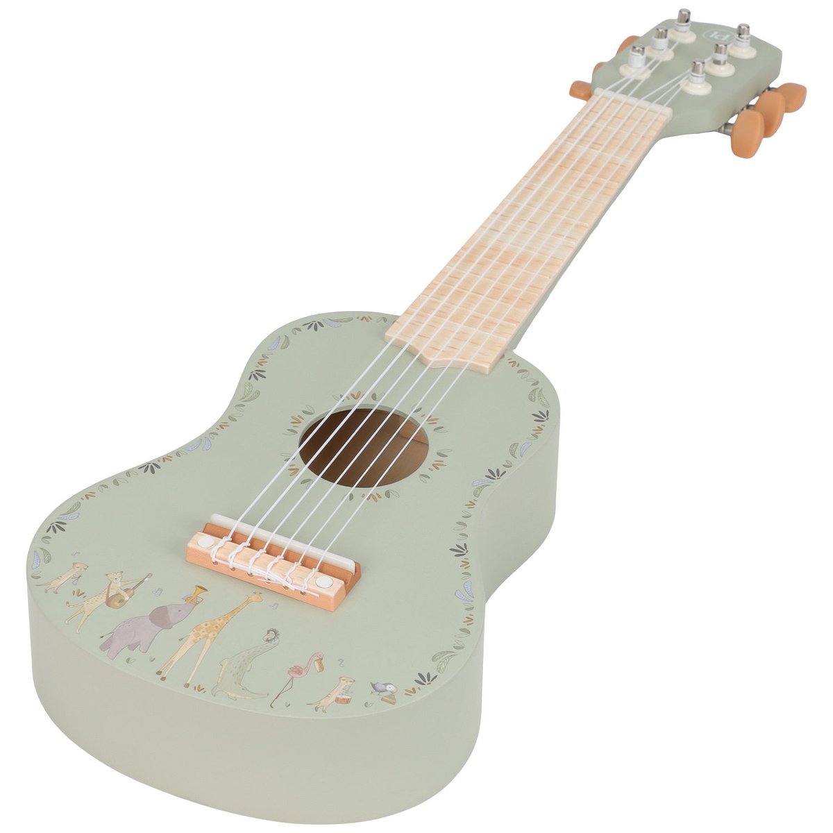 Guitare vert,bois, LITTLE DUTCH