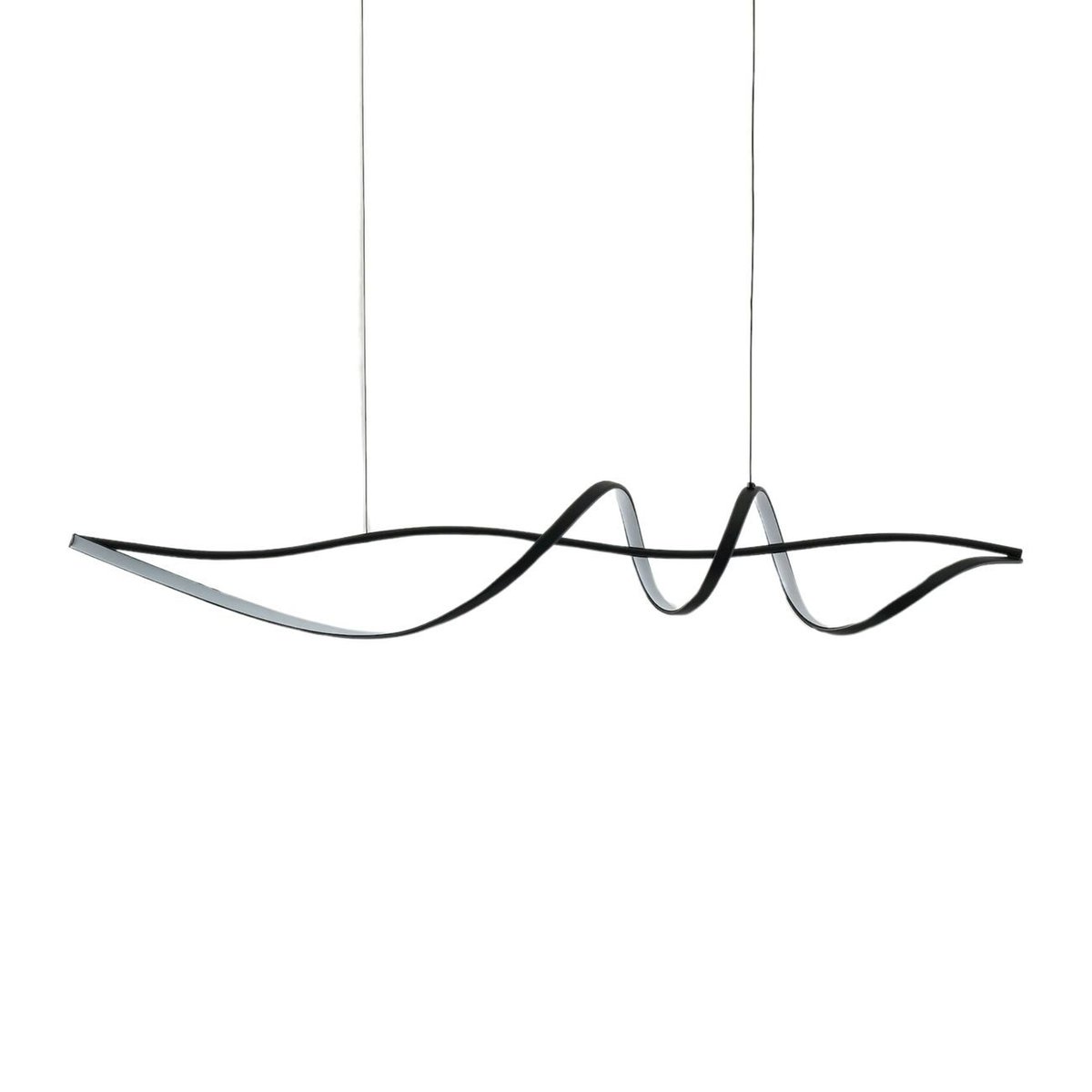 Suspension moderne en spirale - LYBELLA noir, KOSILUM