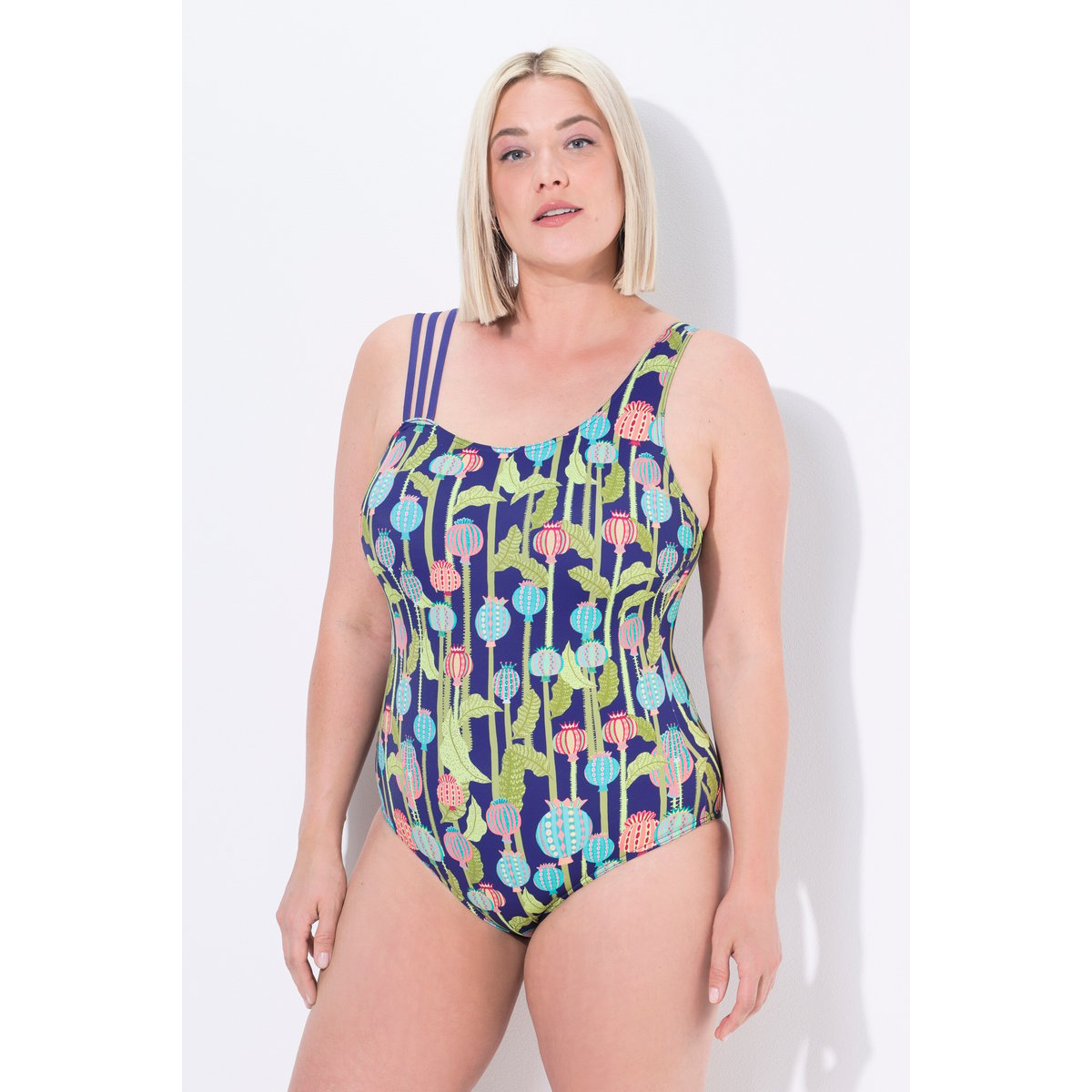 Maillot de bain avec bonnets souples vert pomme, ULLA POPKEN