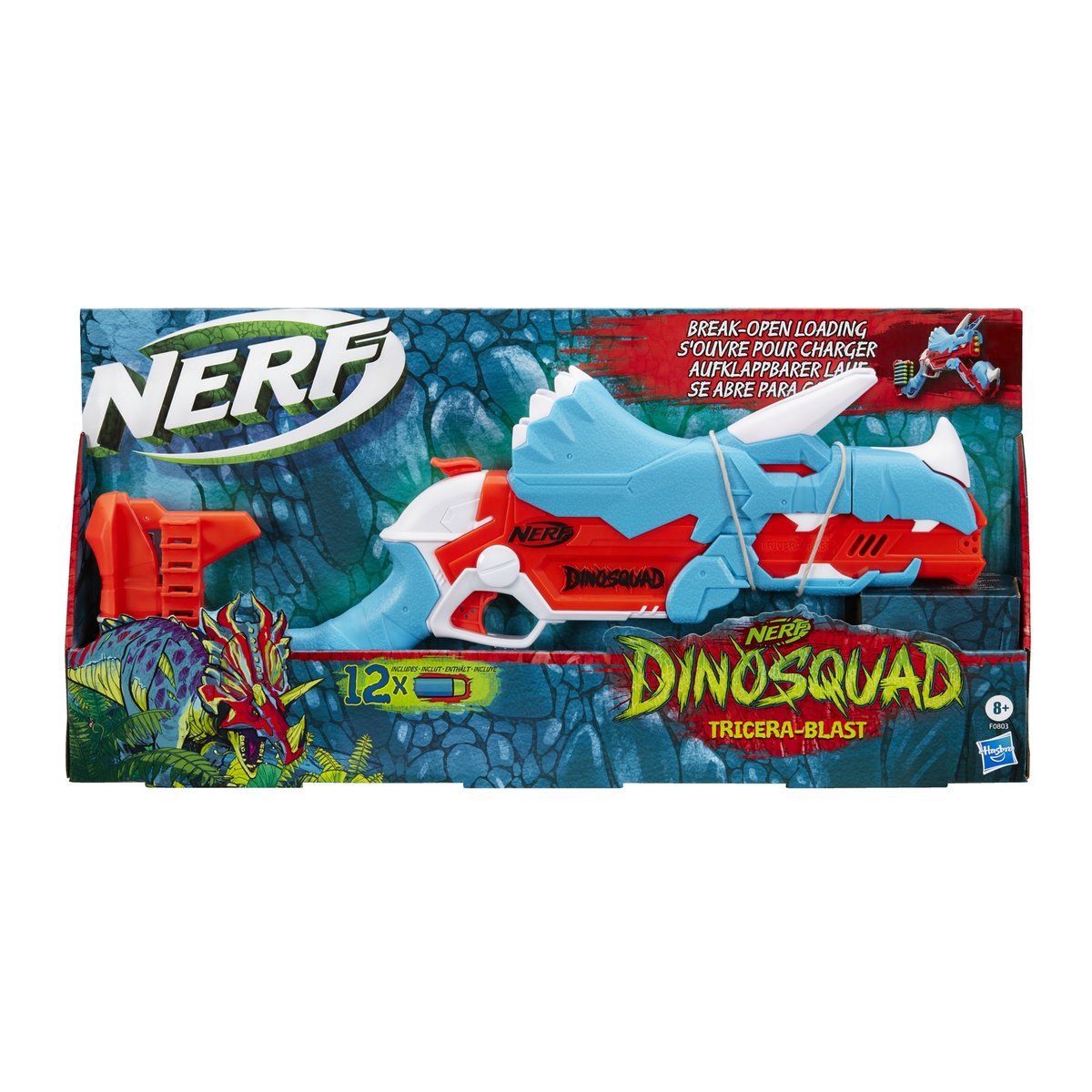 Nerf Dinosquad Tricerablast - Nerf multicolore, NERF