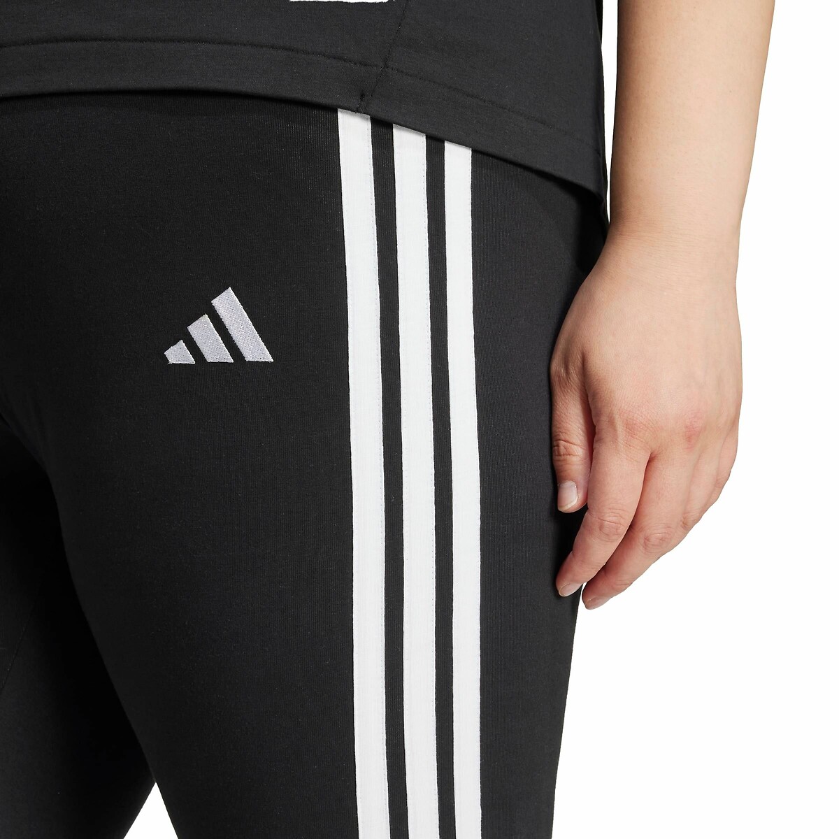 Legging Essentials 3-Stripes (grande taille) noir, ADIDAS SPORTSWEAR
