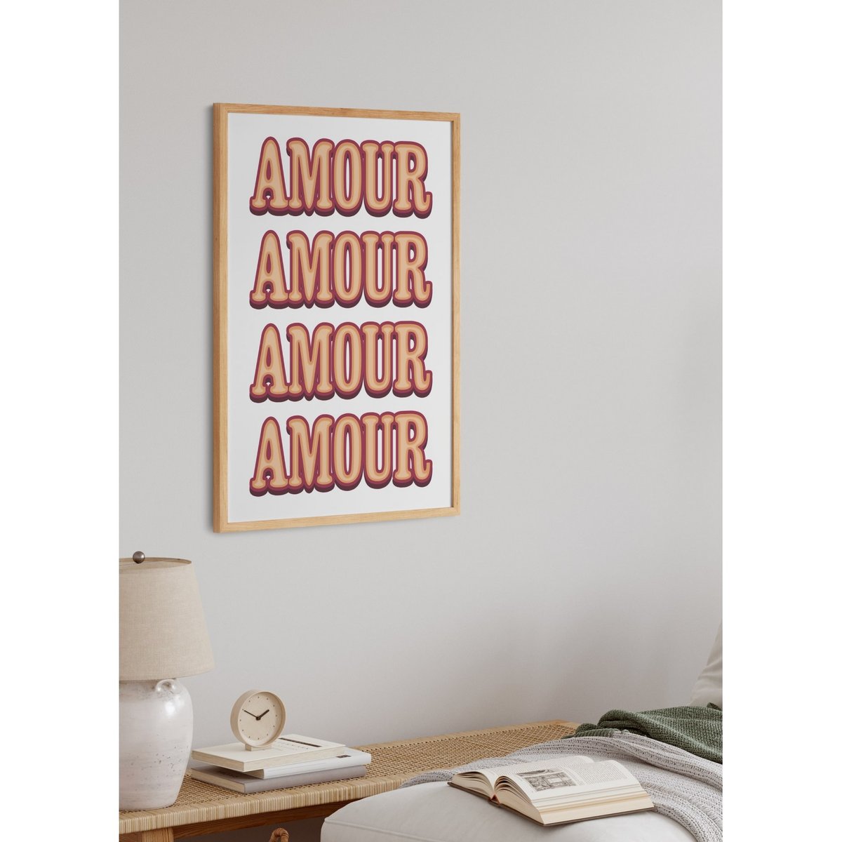 Affiche Amour blanc, L'AFFICHERIE