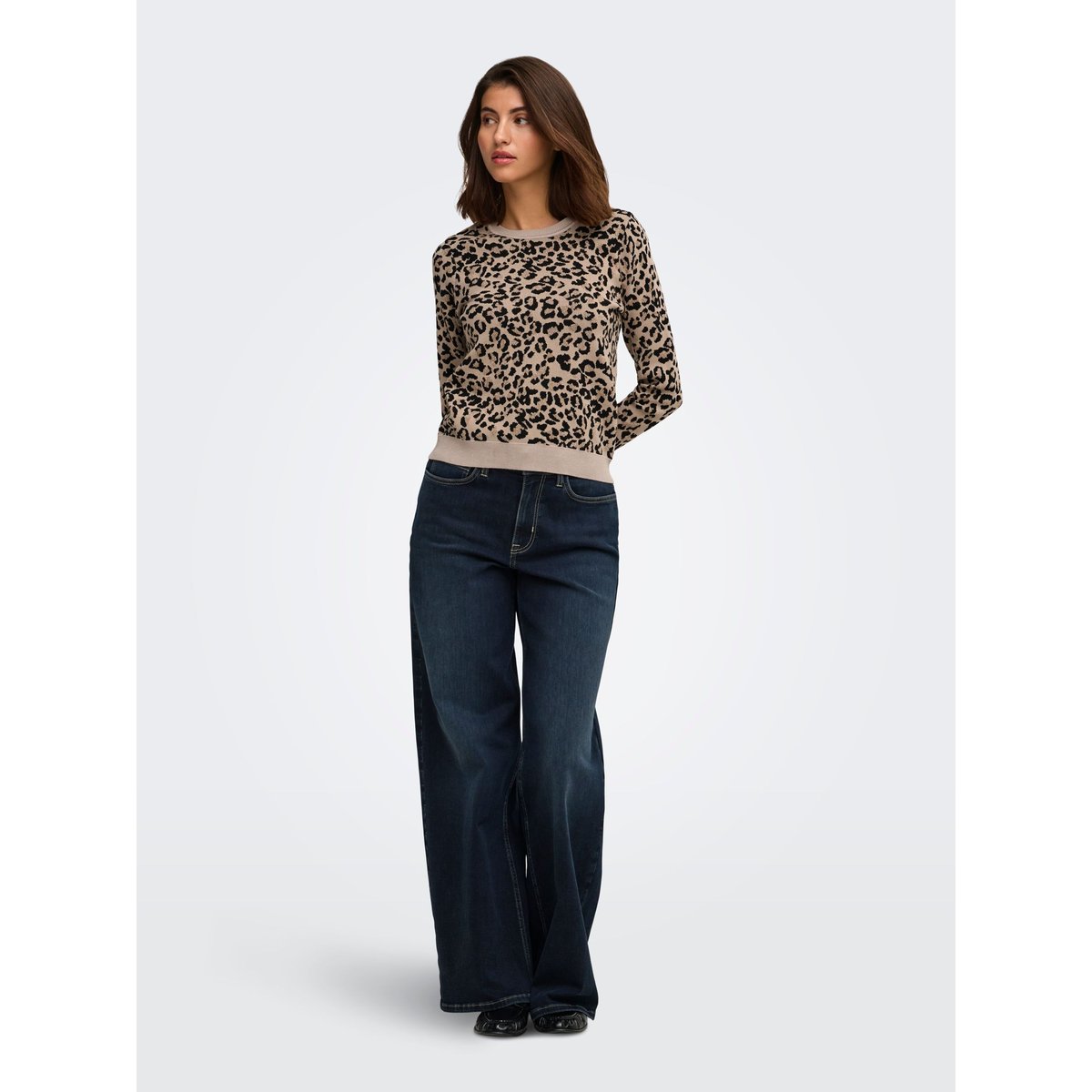 Pull En Maille marron - amphora 1, ONLY
