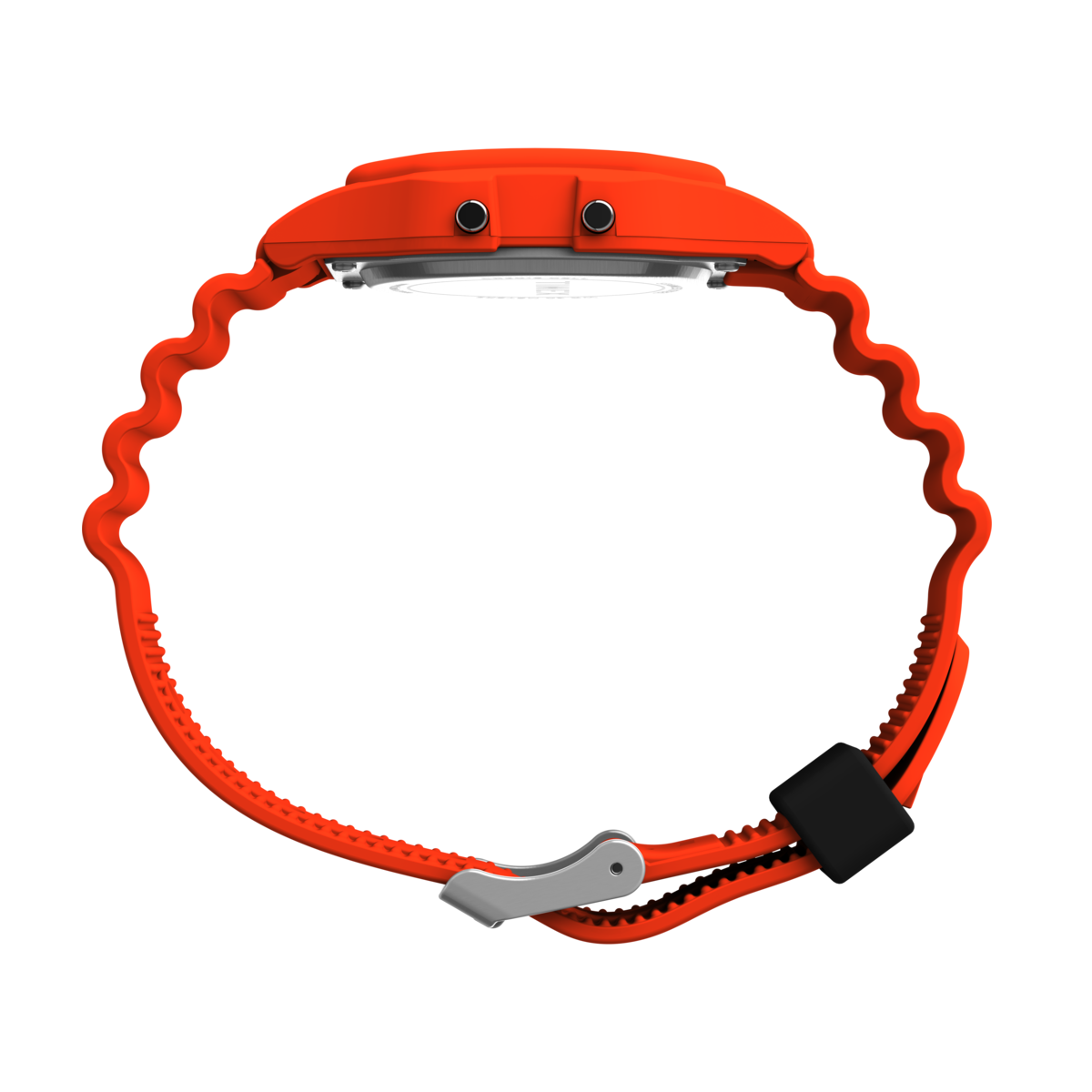 Montre Digital T80 orange gris orange, TIMEX