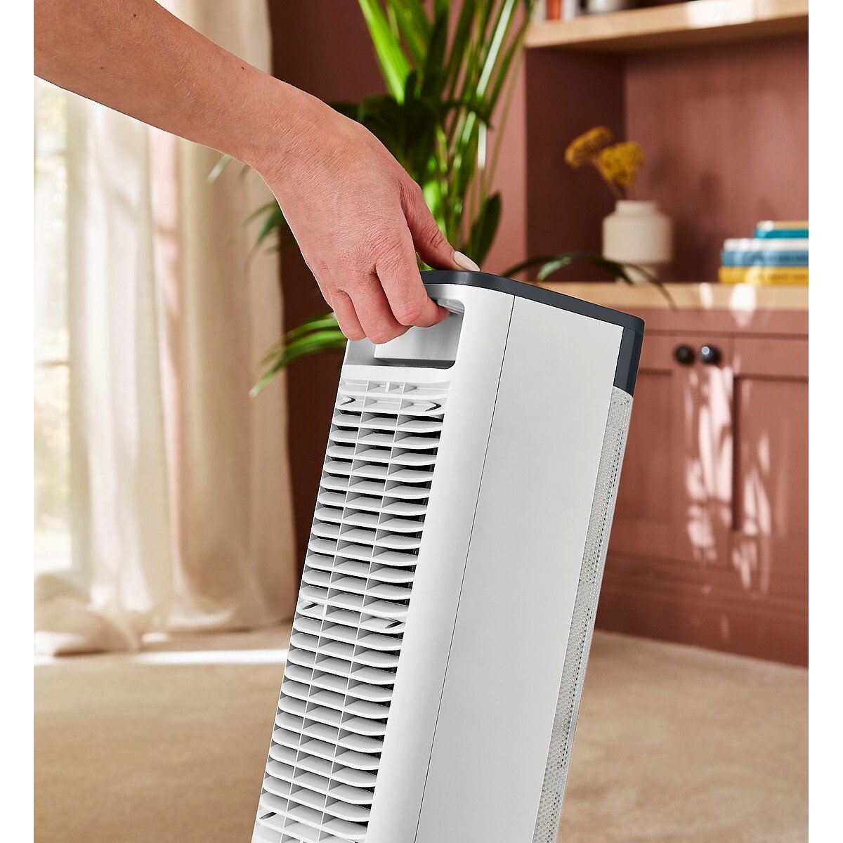 2KW Cermic Tower Fan Heater white, MORPHY RICHARDS