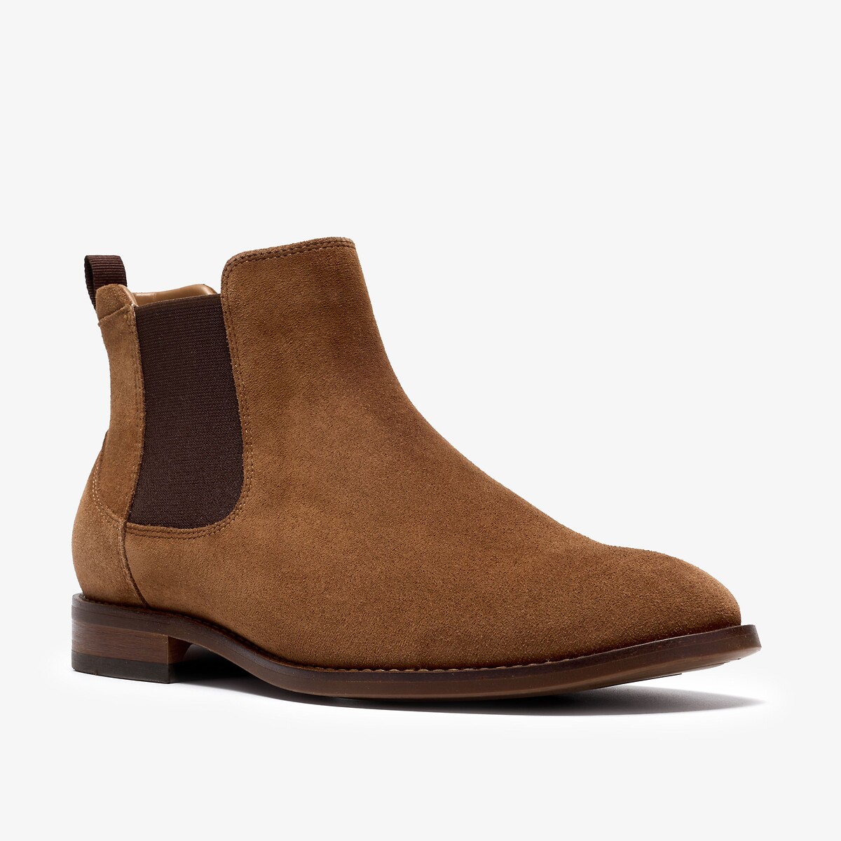 Bottines chelsea en cuir suède, BOWBURN TOP camel, CLARKS